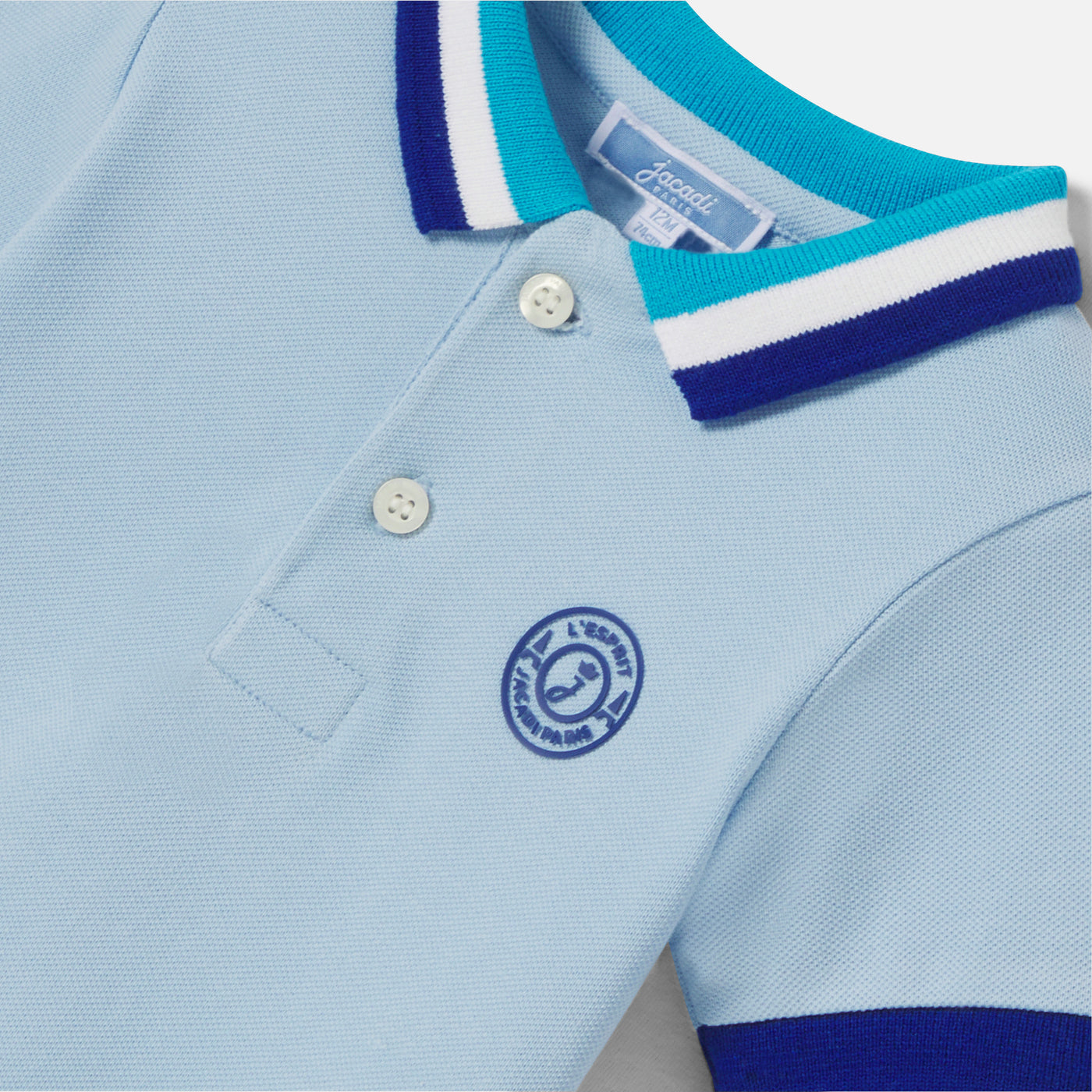 Baby boy short-sleeved polo shirt