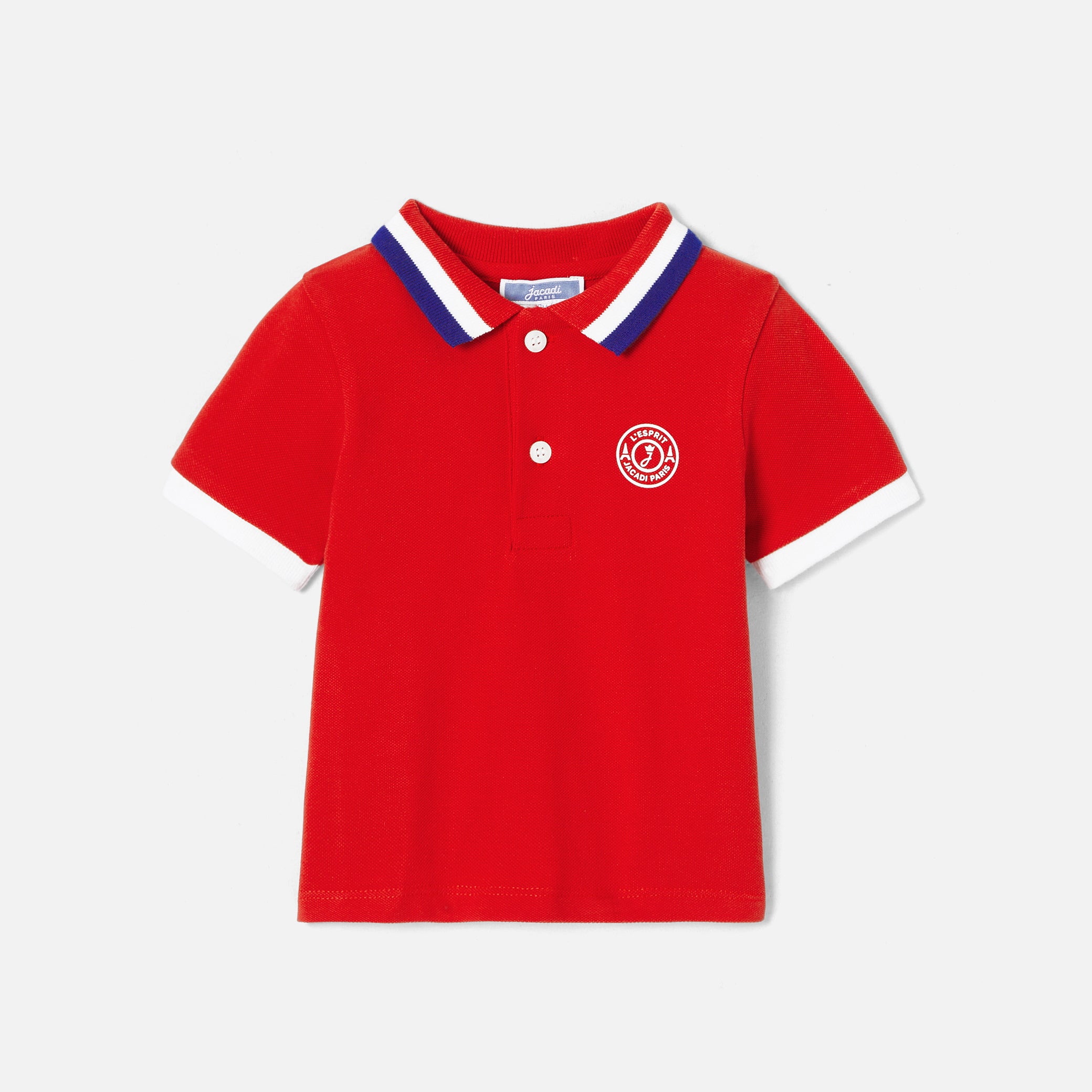 Baby boy short-sleeved polo shirt