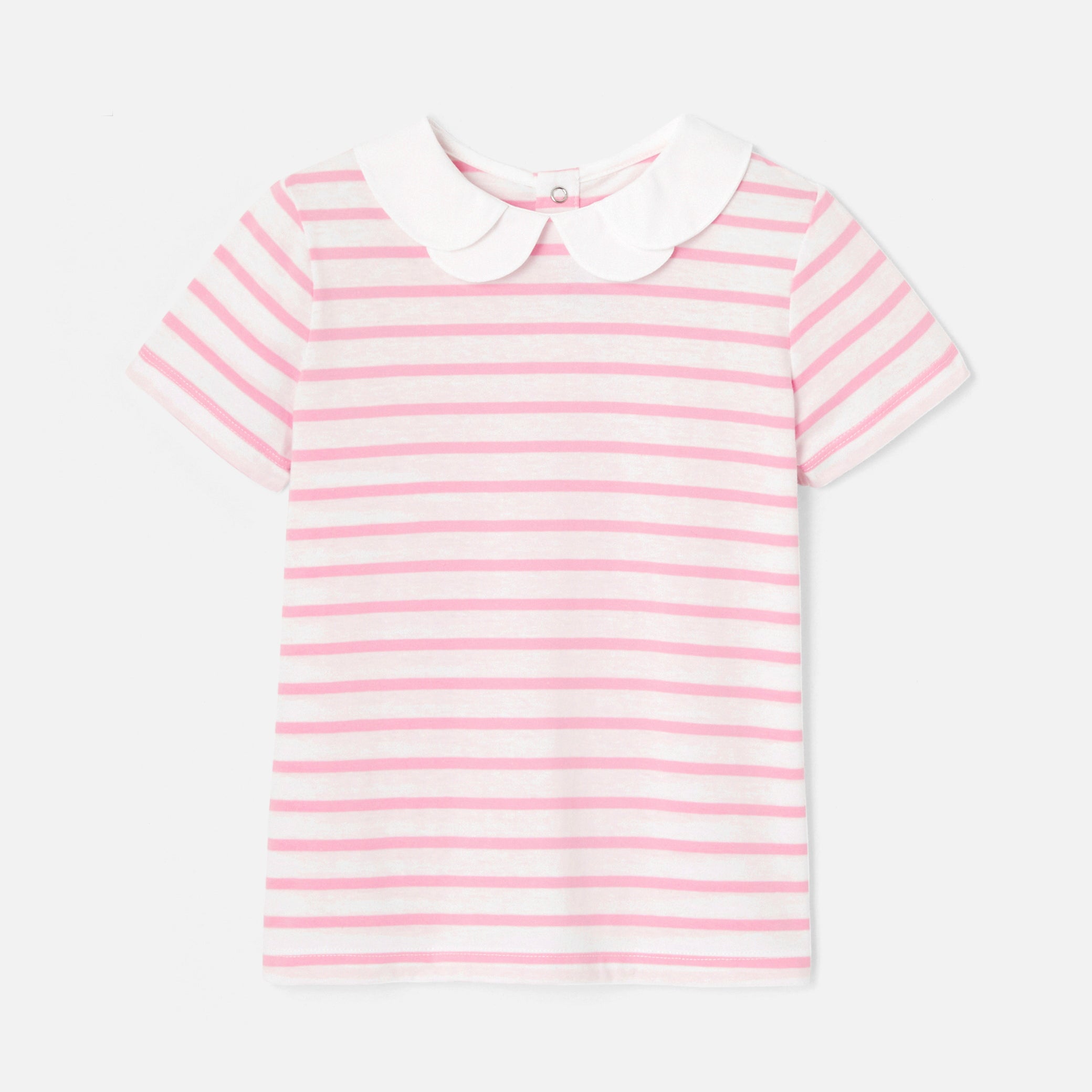 Girl striped polo shirt
