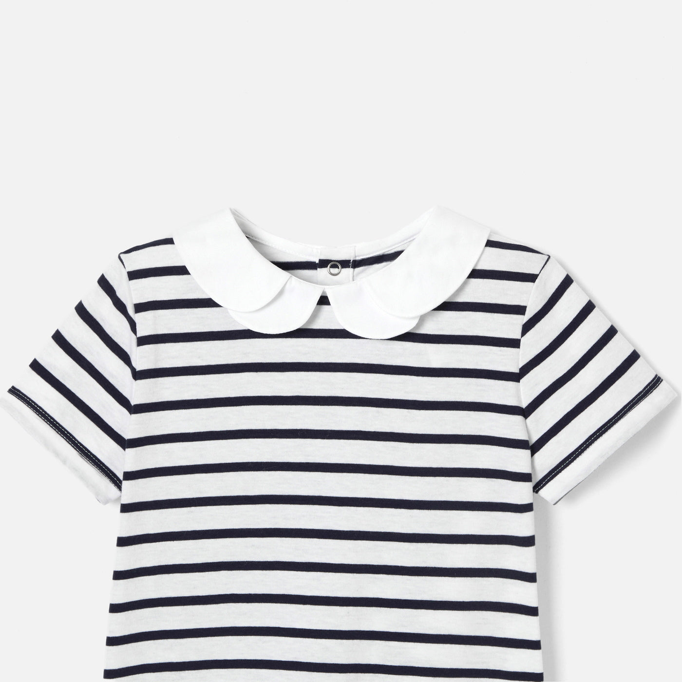Girl striped polo shirt