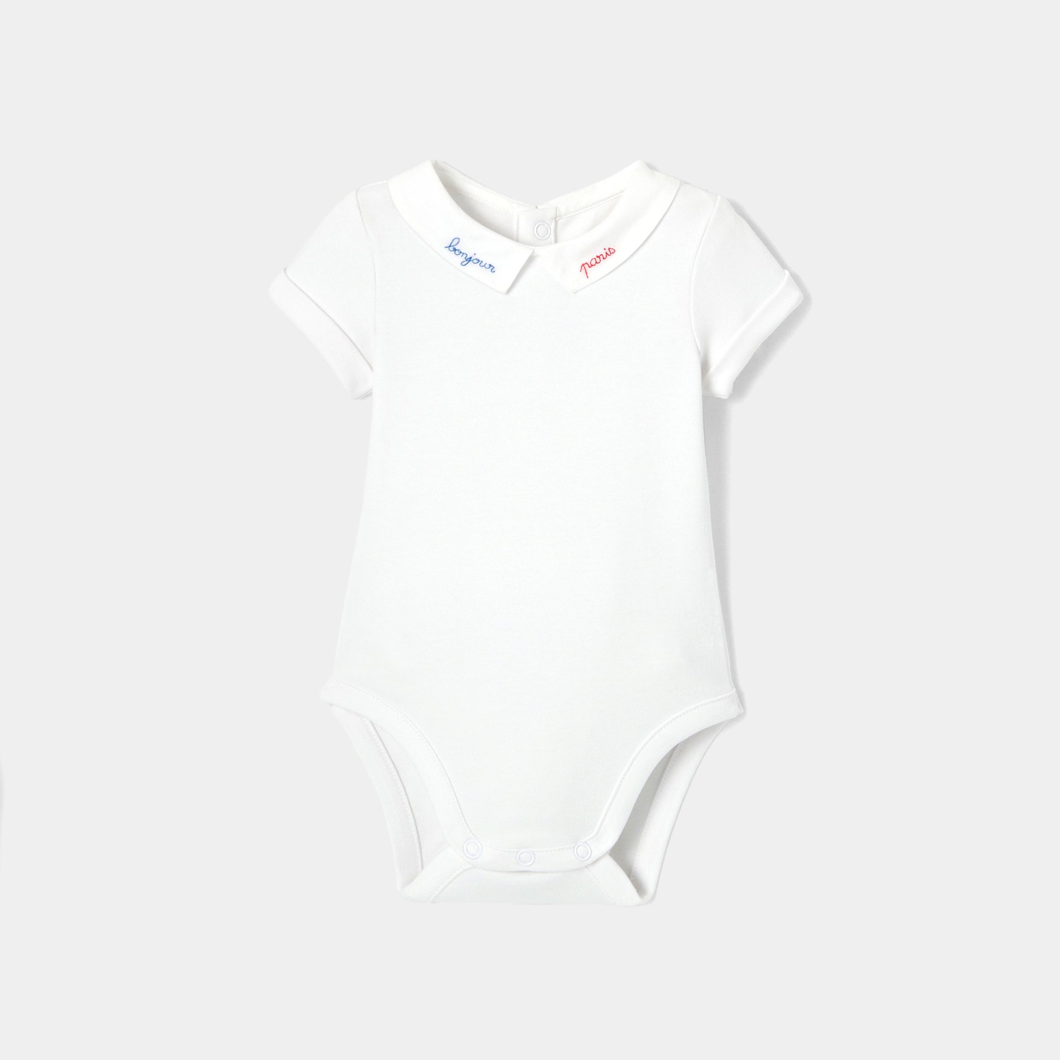 Baby boy short sleeves bodysuit