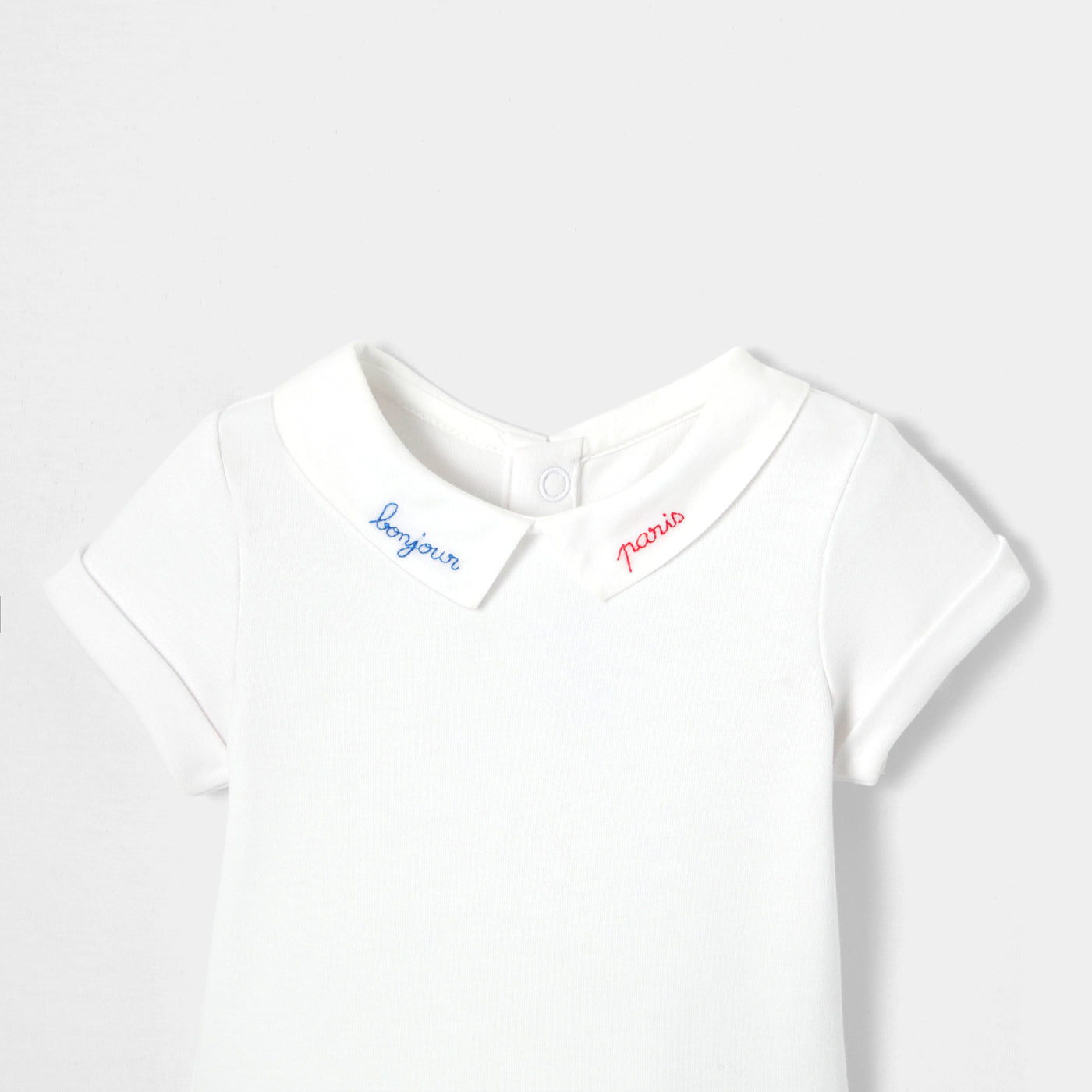 Baby boy short sleeves bodysuit