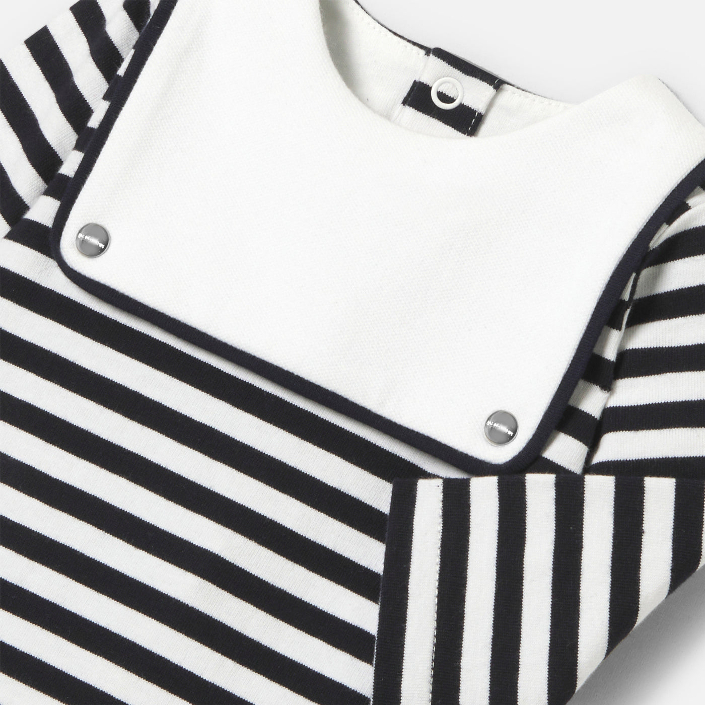 Baby boy pyjamas in striped jersey