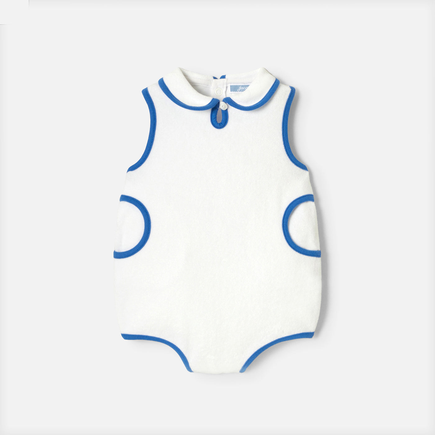 Baby girl French terry romper