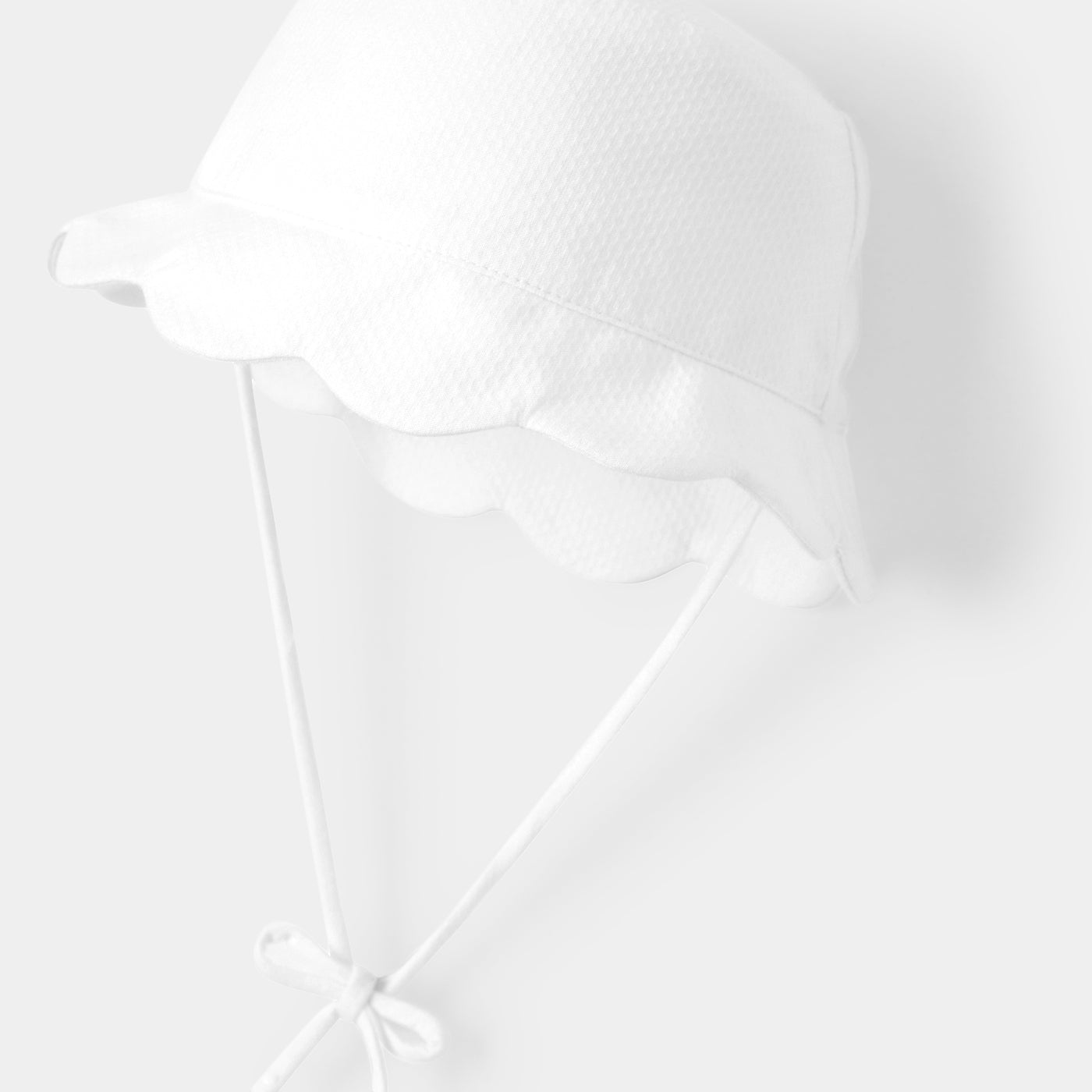 Baby girl bob in cotton piqué