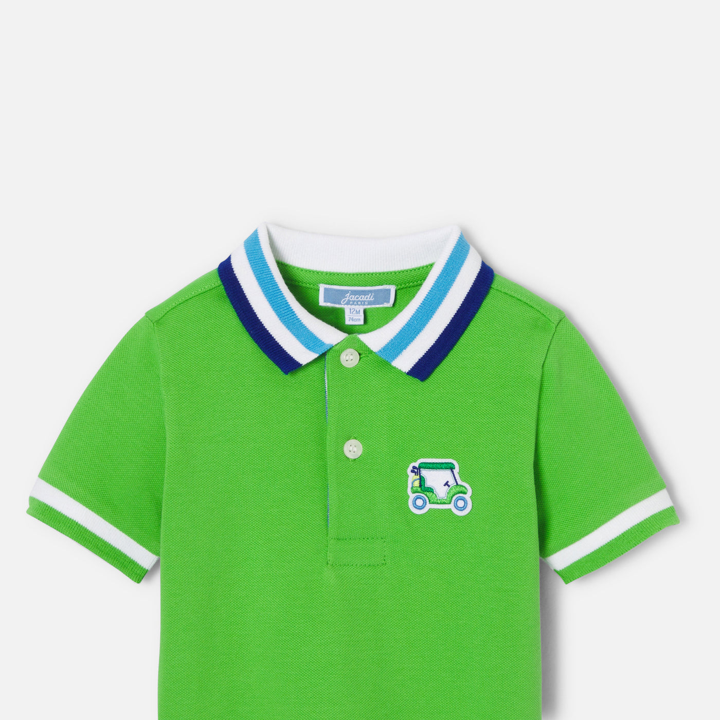 Baby boy polo shirt in cotton piqué