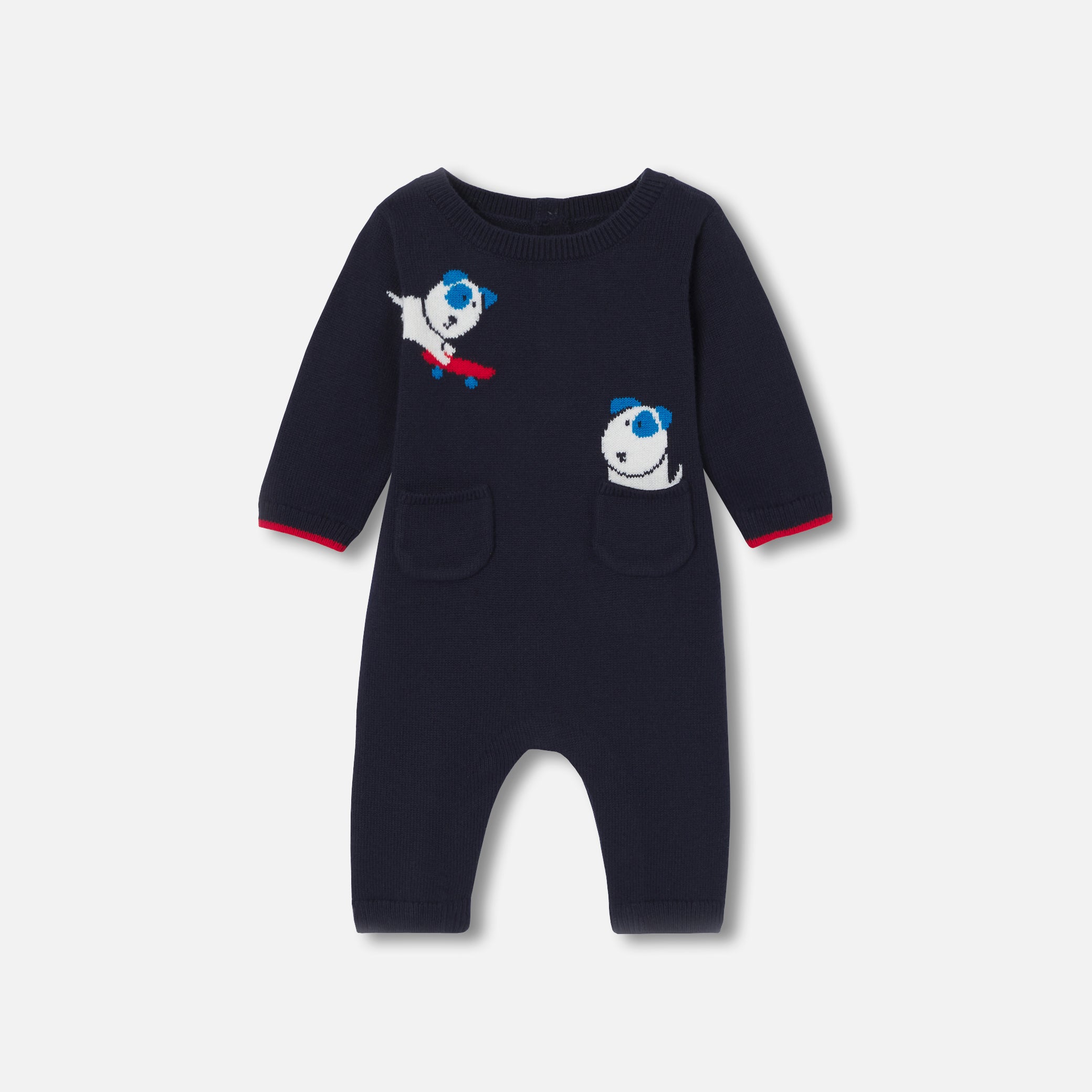 Baby boy knitted jumpsuit