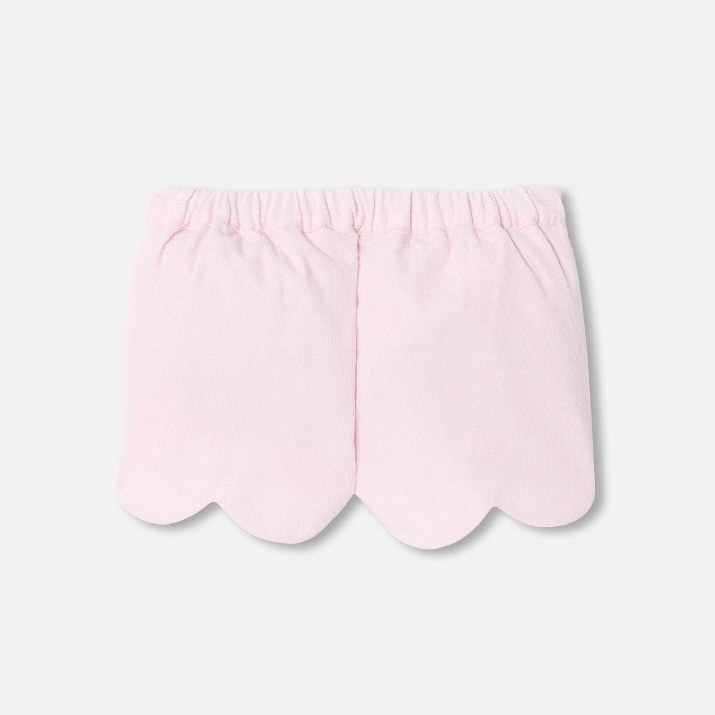 Baby girl shorts in velvet