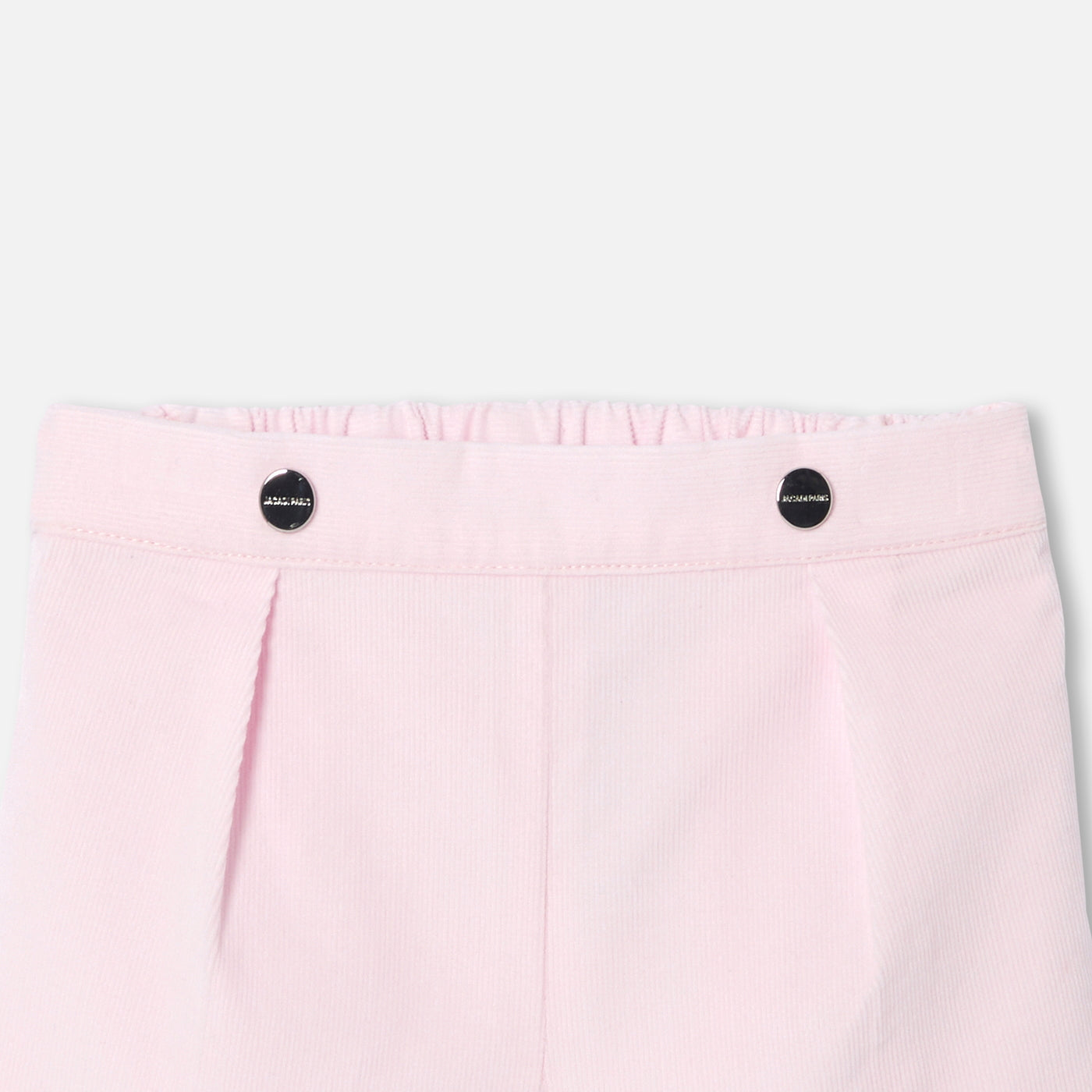 Baby girl shorts in velvet