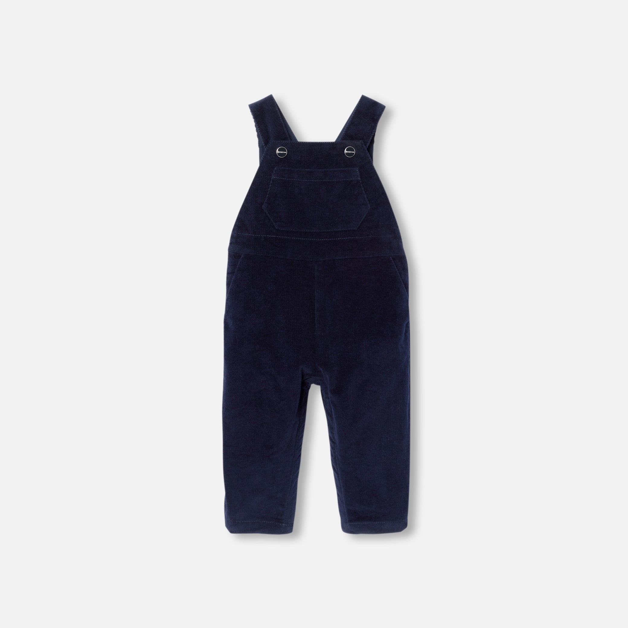 Baby boy velour overalls