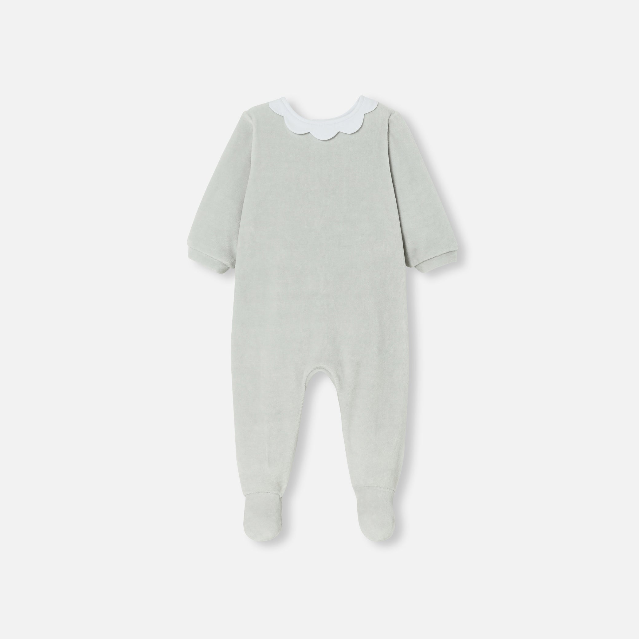 Baby girl velvet pyjamas