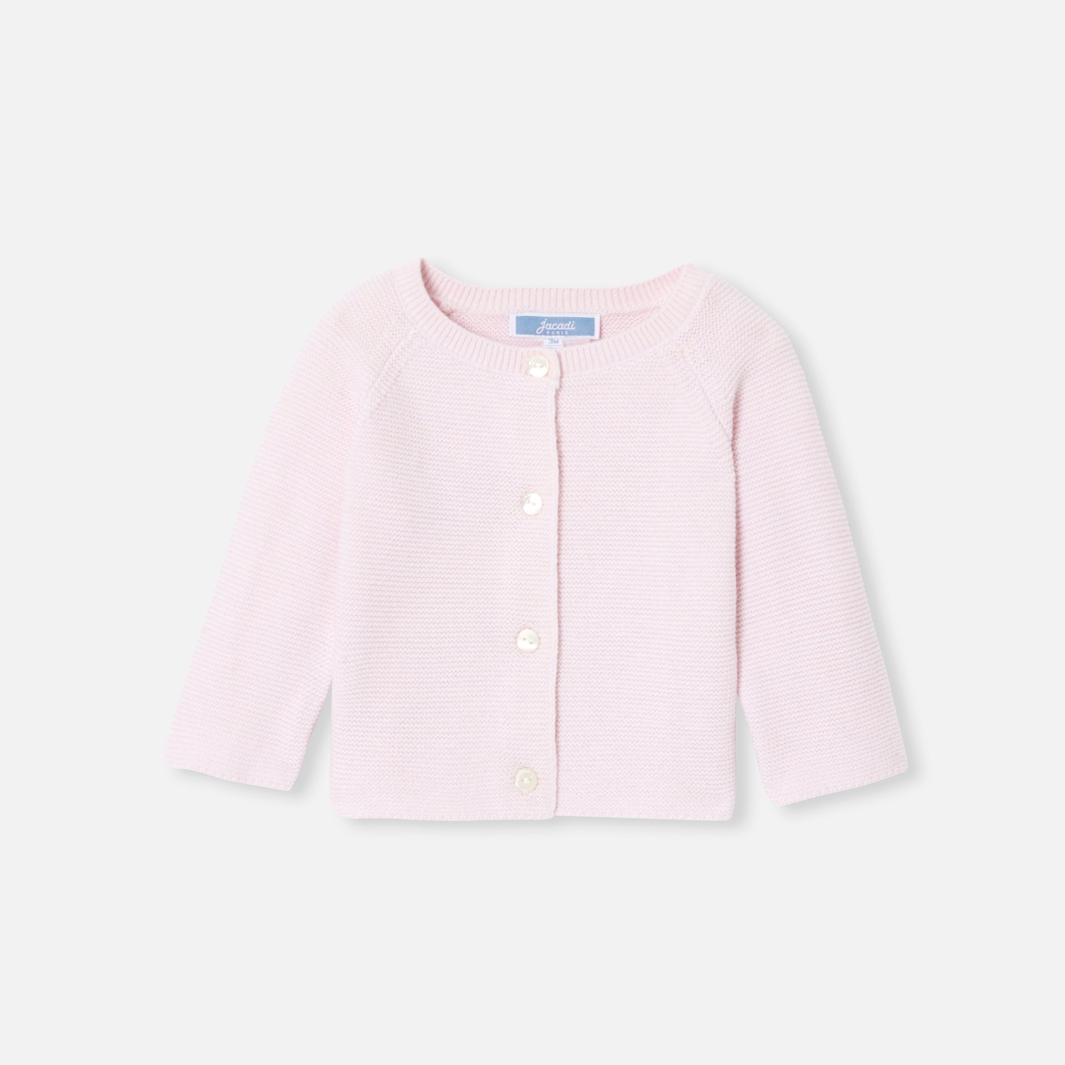 Baby girl wool and cotton cardigan