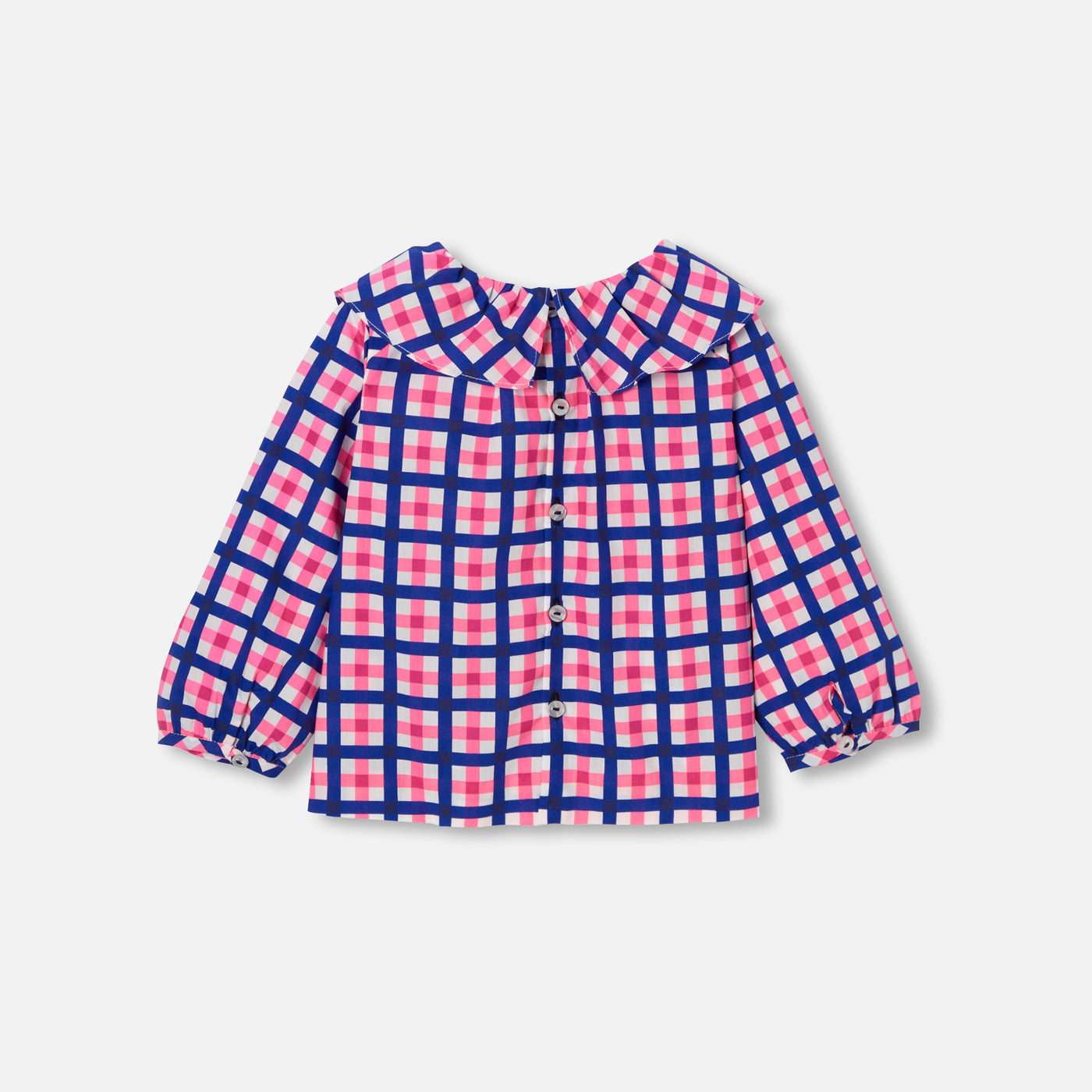 Baby girl checked blouse