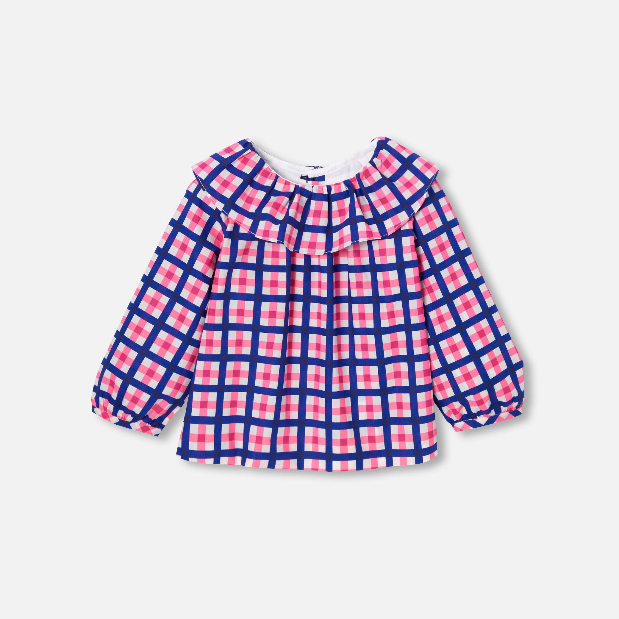 Baby girl checked blouse