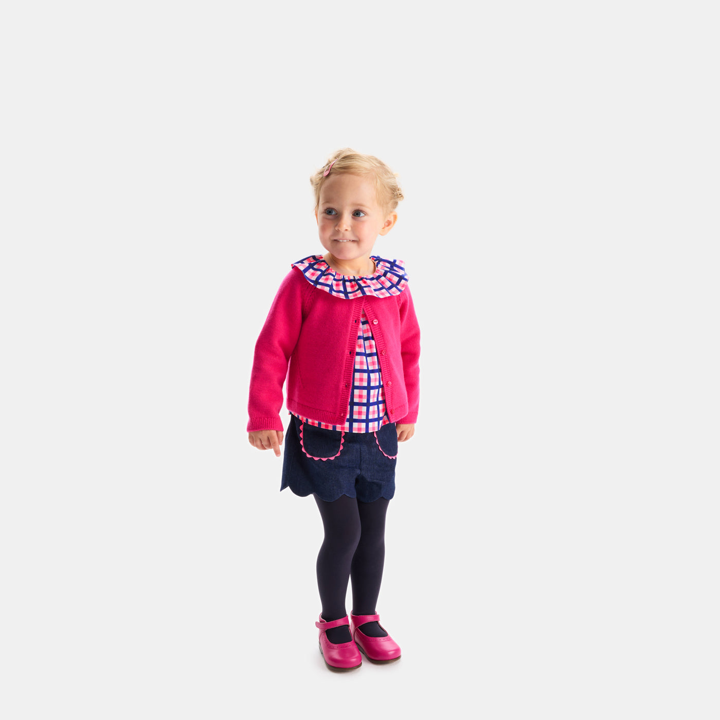 Baby girl checked blouse