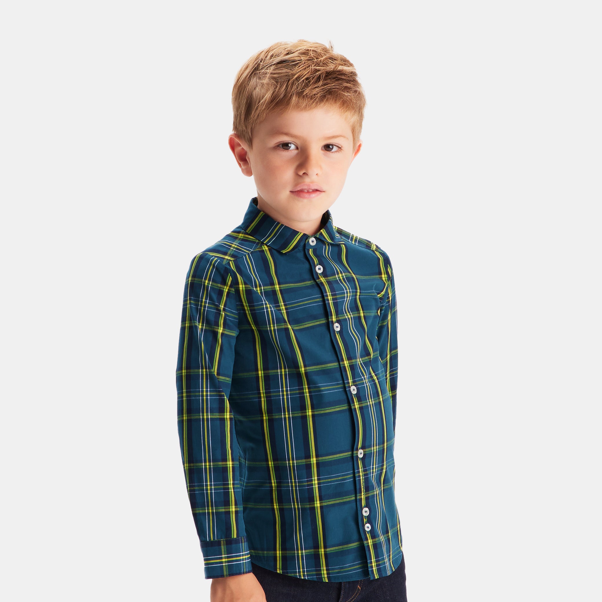 Boy plaid shirt