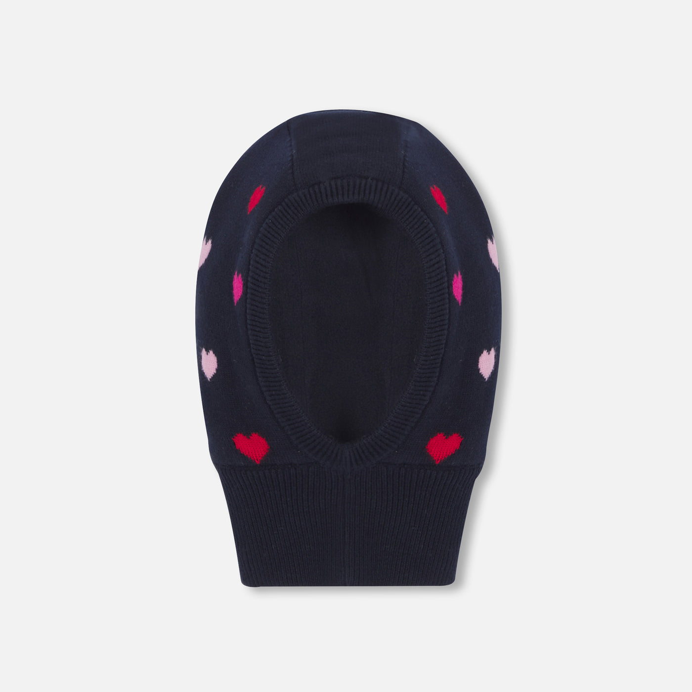 Baby girl bonnet with little hearts