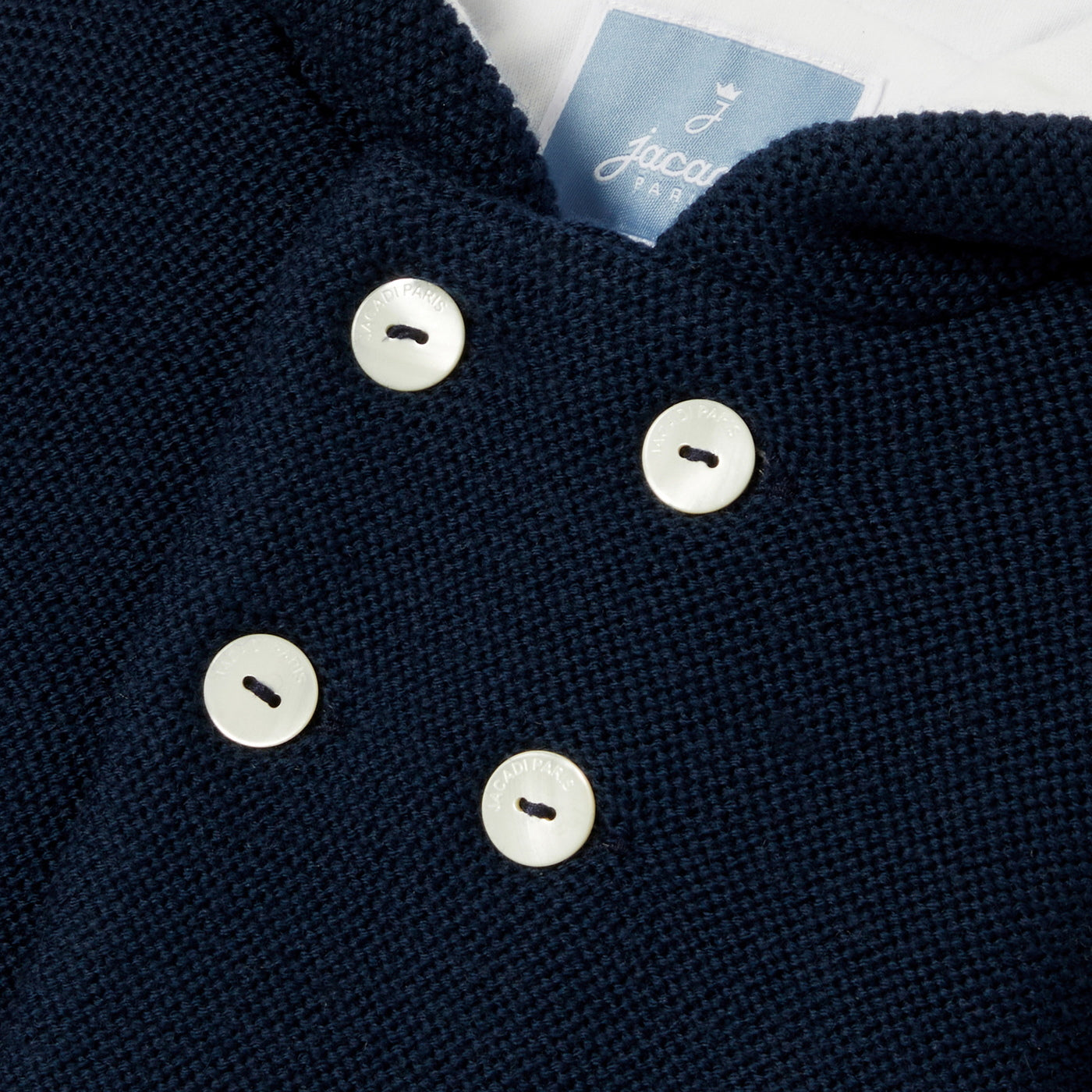 Baby Merino wool burnous jacket