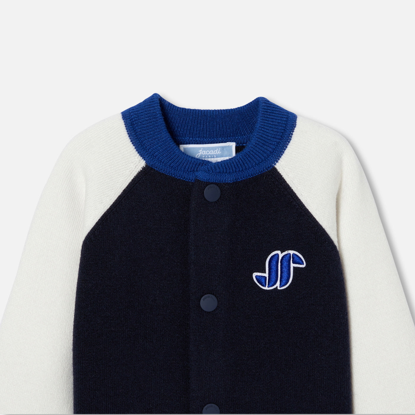 Baby boy Varsity style cardigan
