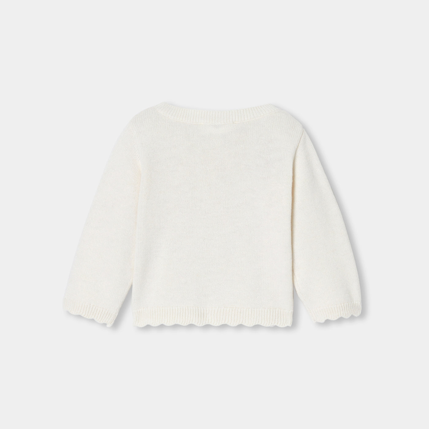 Baby girl jersey cardigan