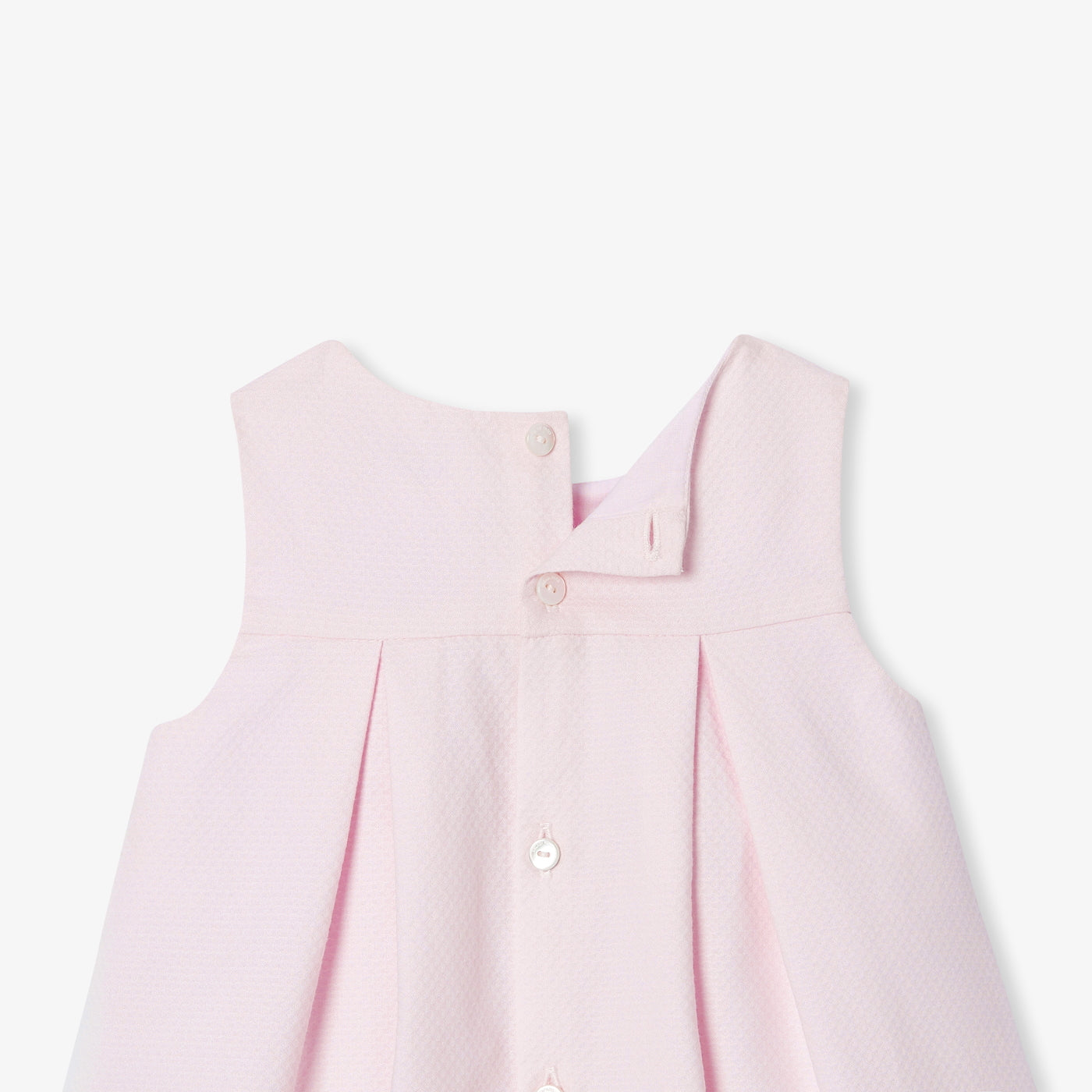 Baby girl dress in cotton piqué