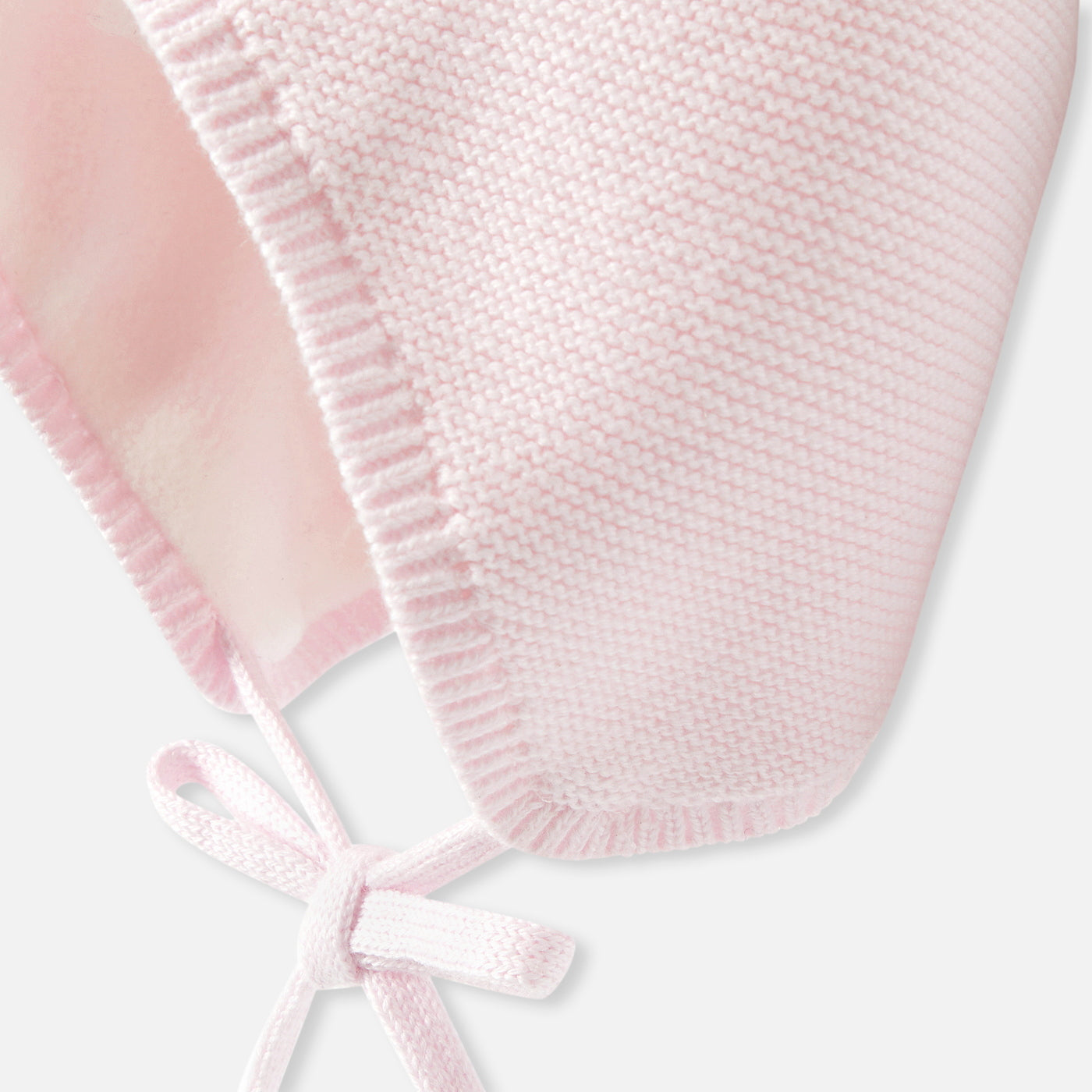 Baby girl hat with microfleece lining