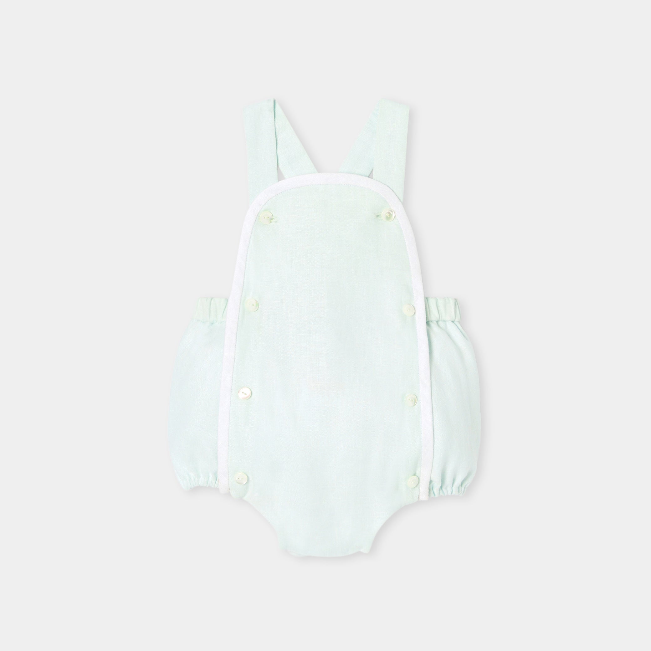 Baby linen romper