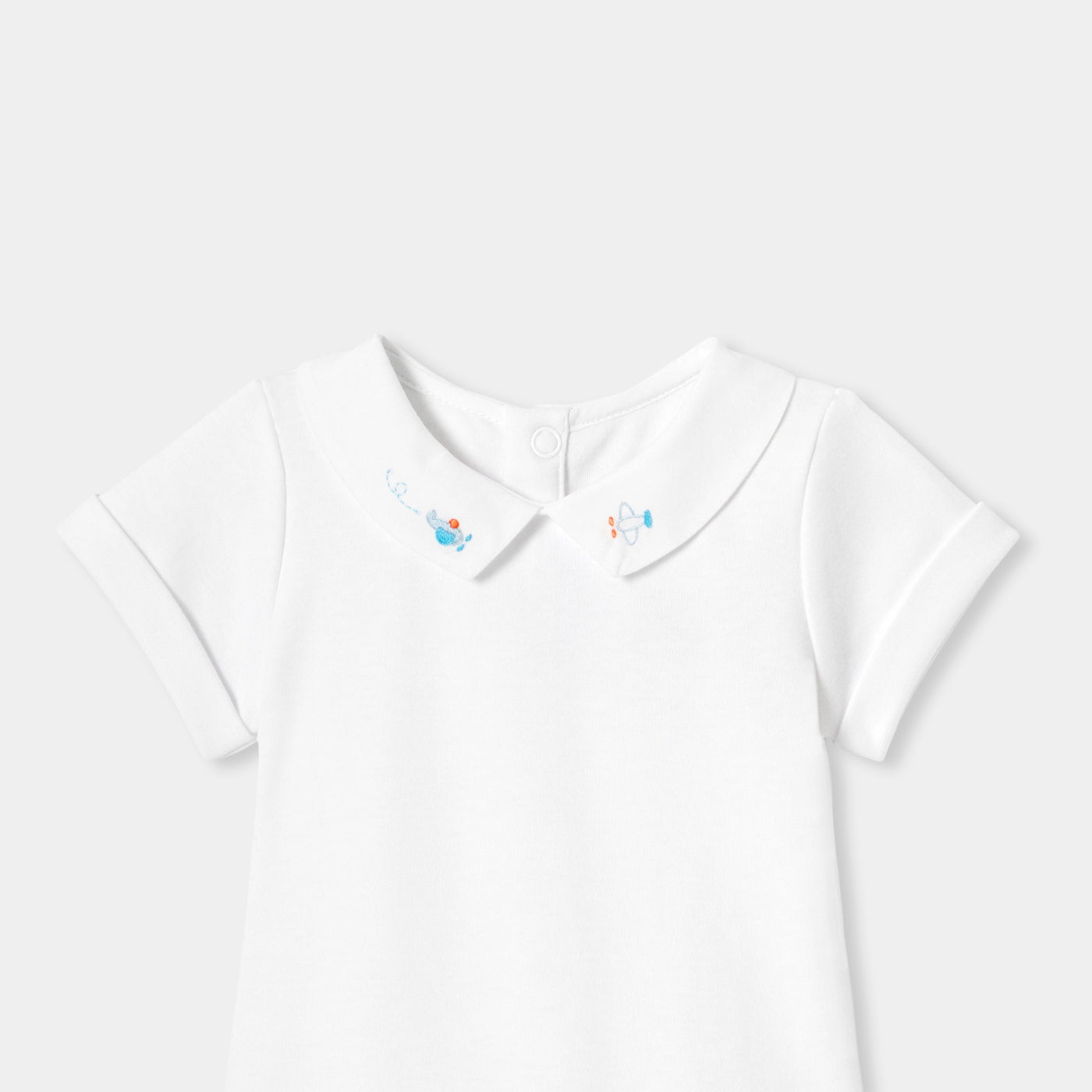 Baby boy bodysuit in interlock