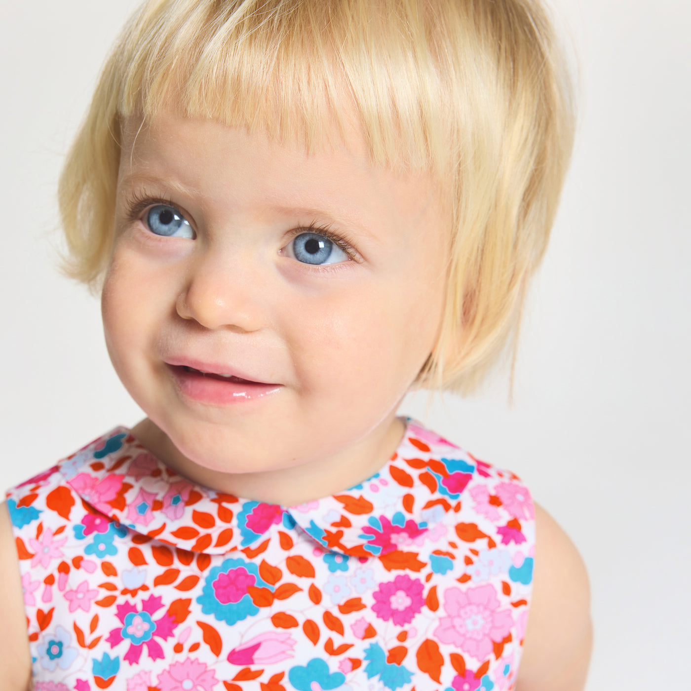 Baby girl dress in Liberty fabric