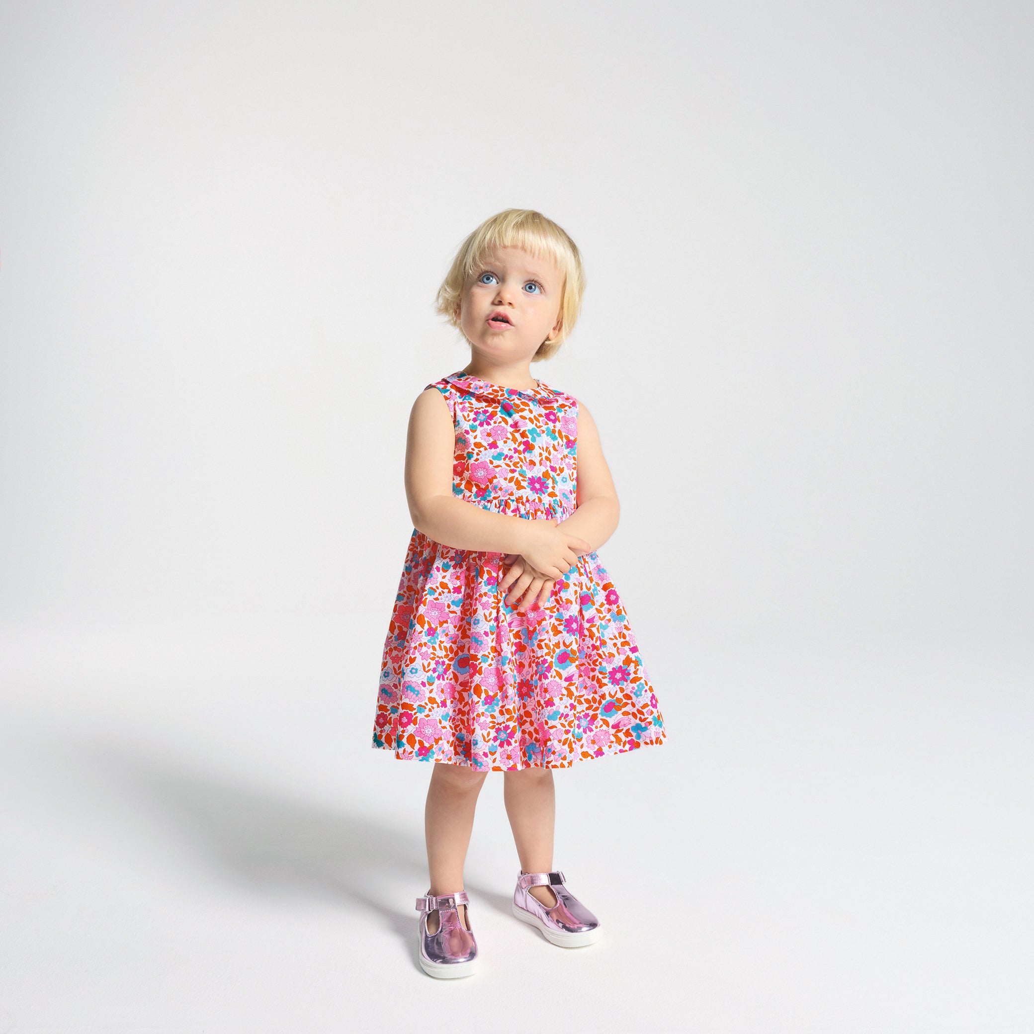 Baby girl dress in Liberty fabric