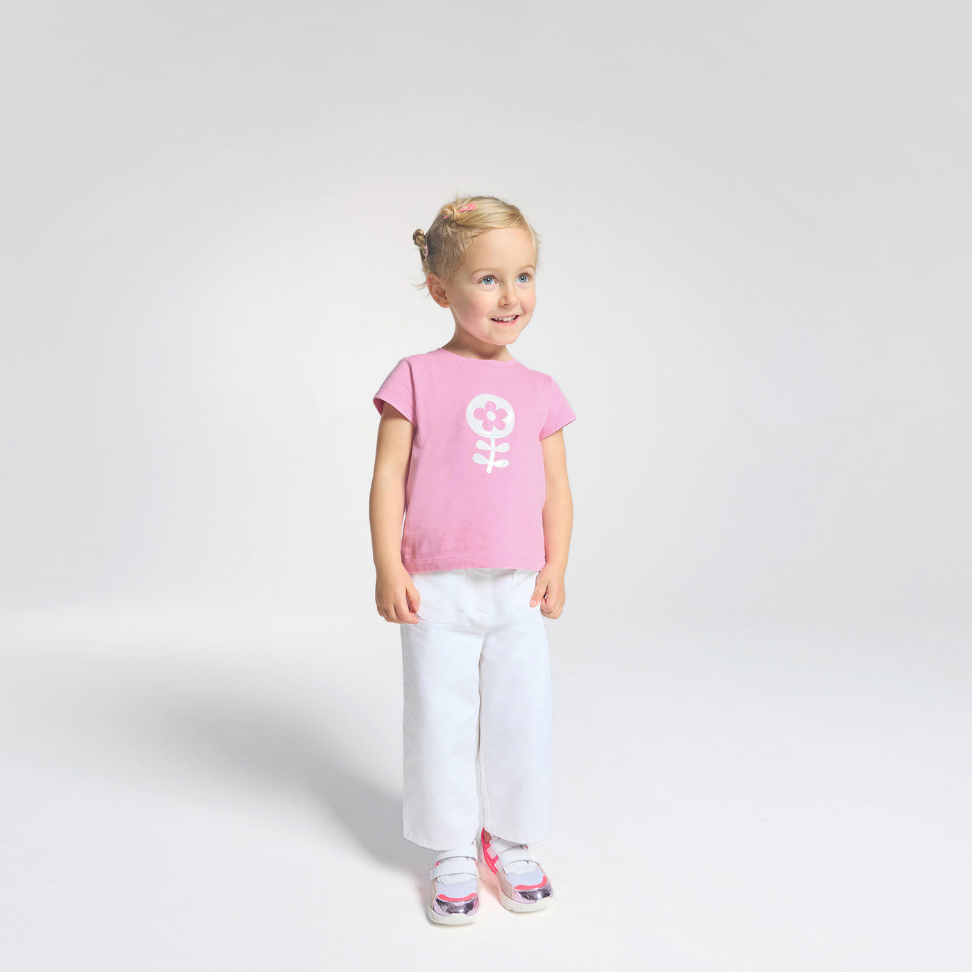 Baby girl short-sleeved T-shirt