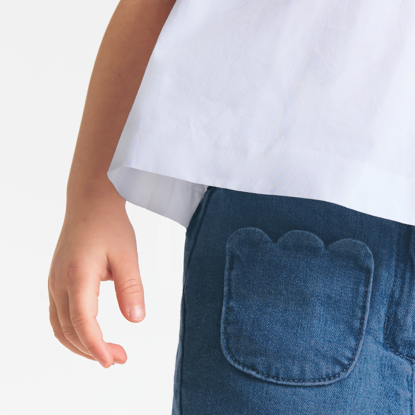 Baby girl denim trousers