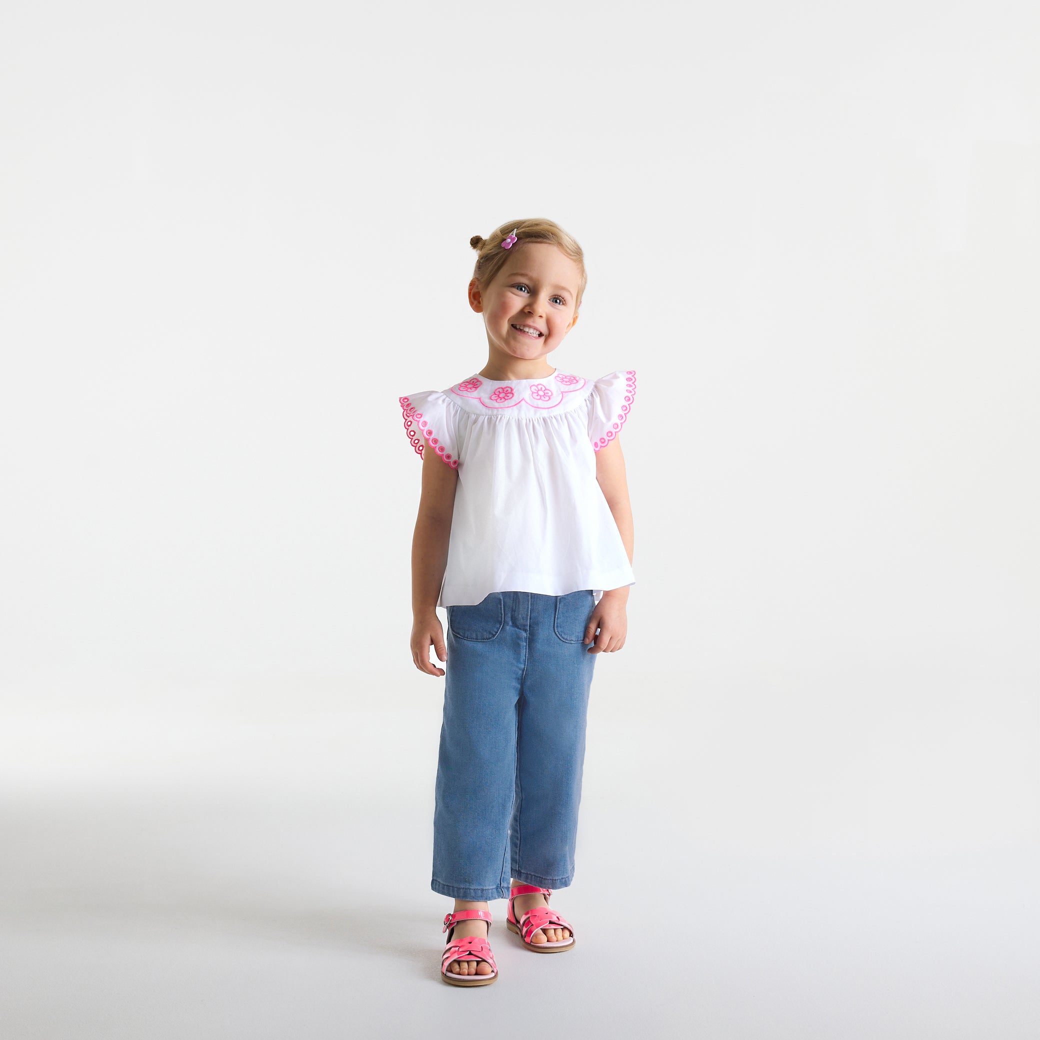 Baby girl denim trousers