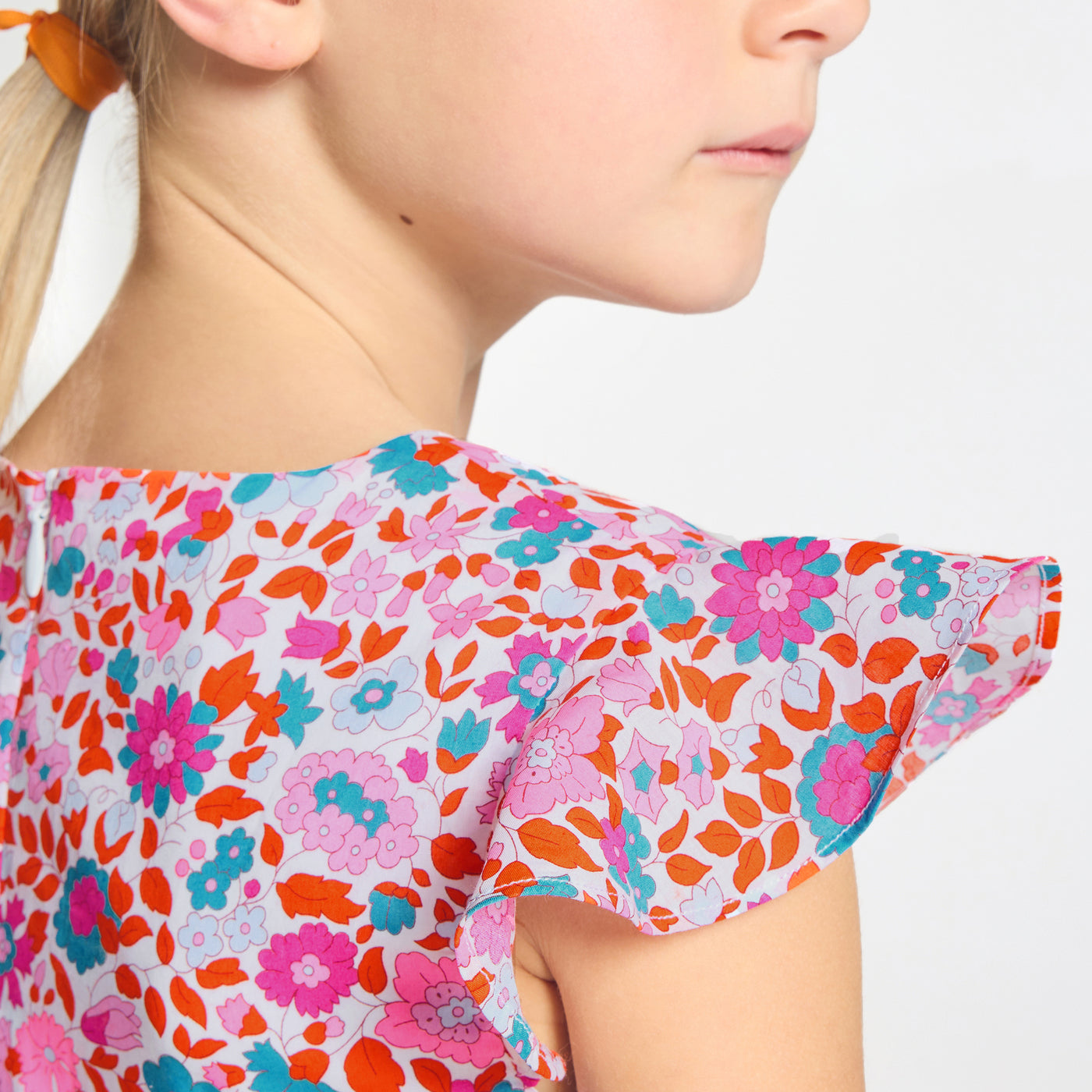 Girl dress in Liberty fabric