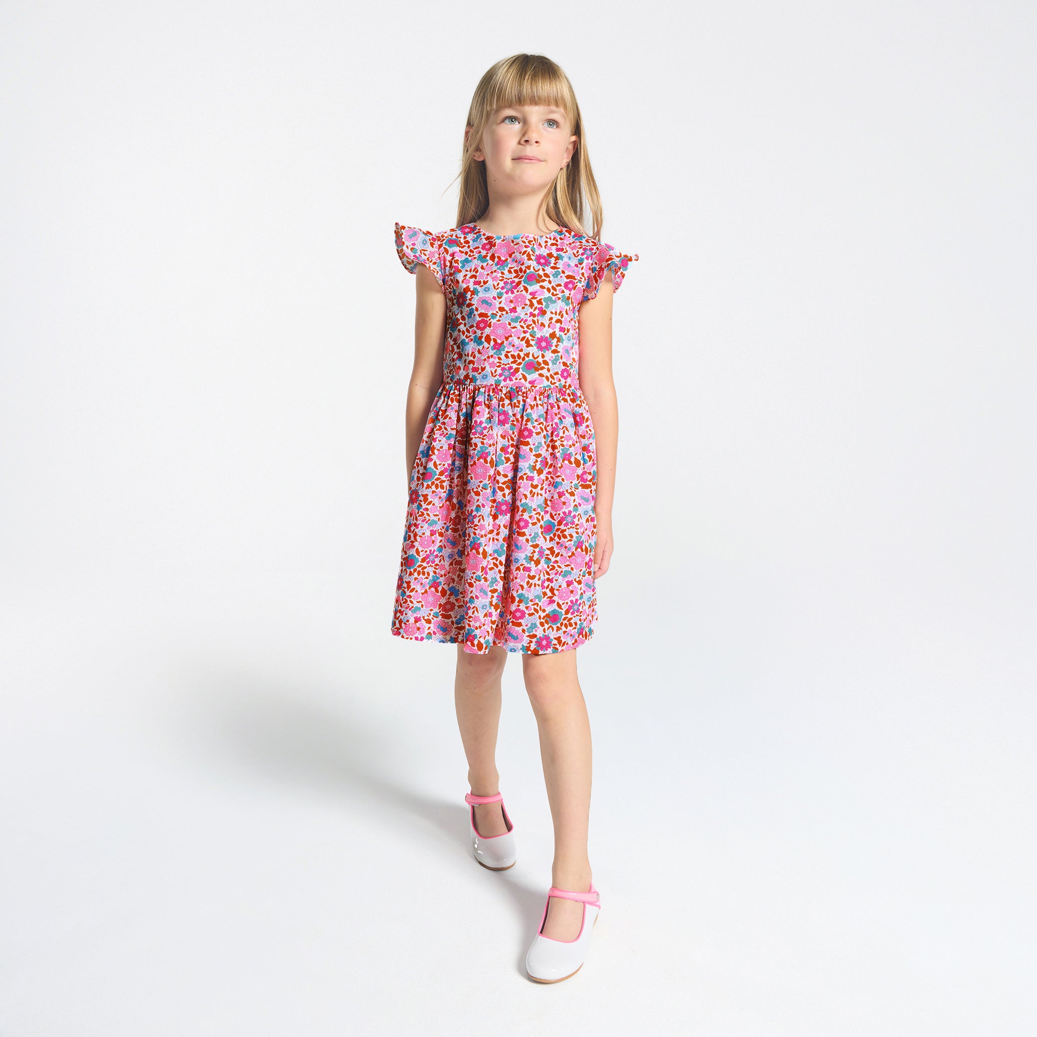 Girl dress in Liberty fabric