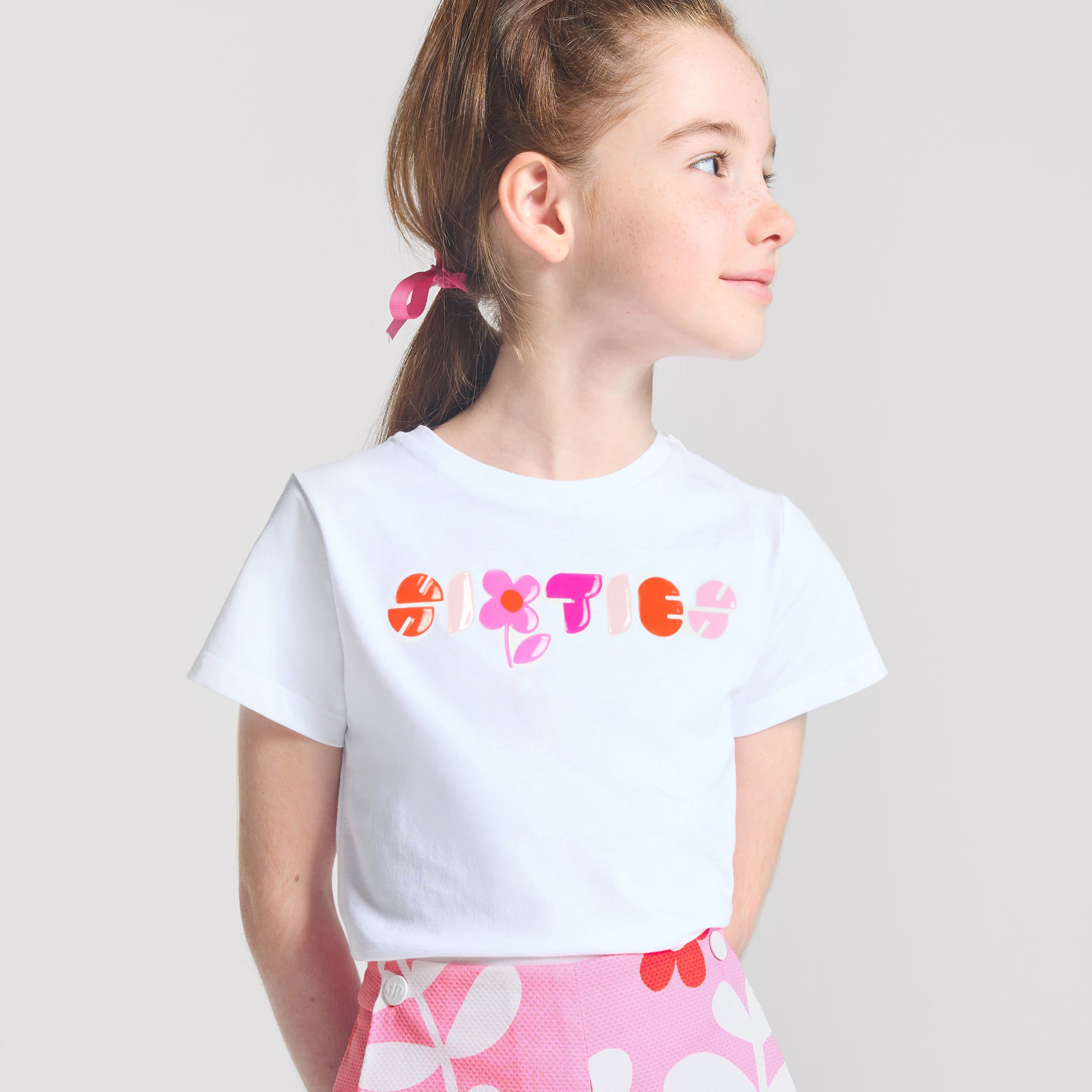 Girl short-sleeved T-shirt