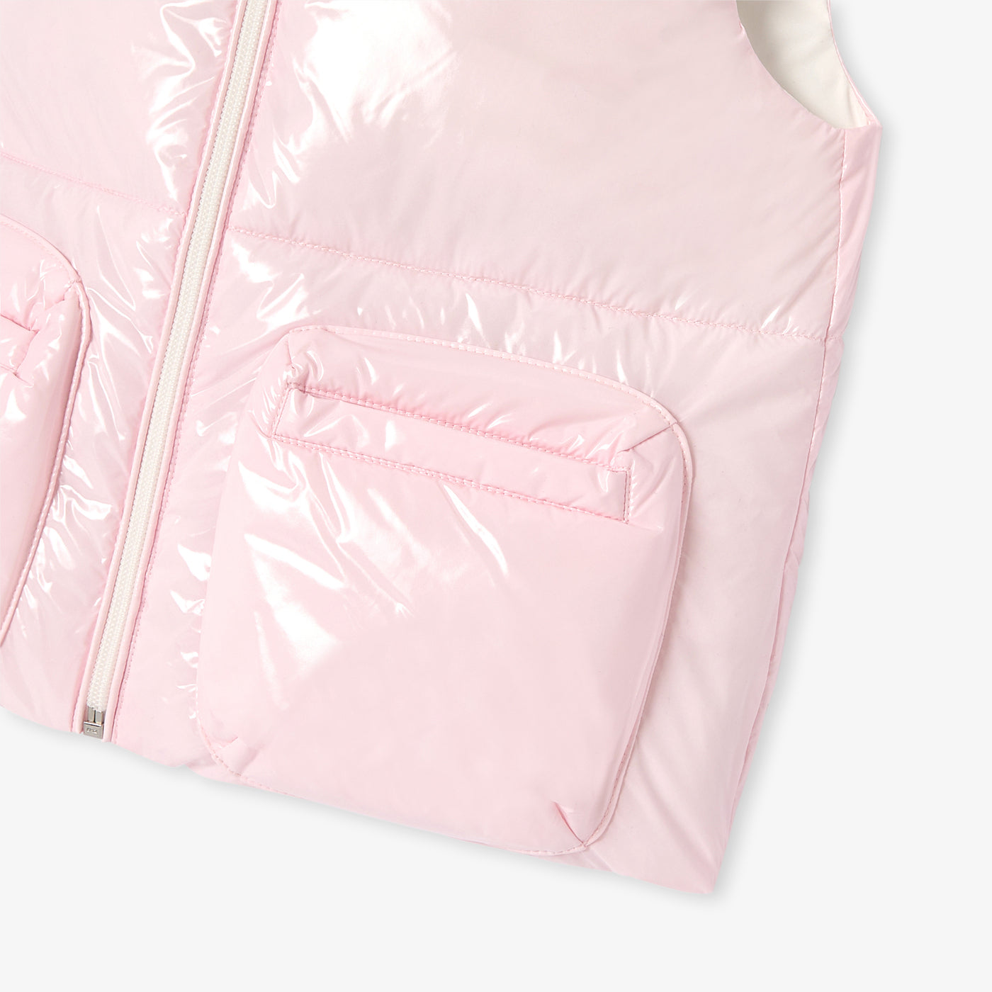 Girl sleeveless padded jacket