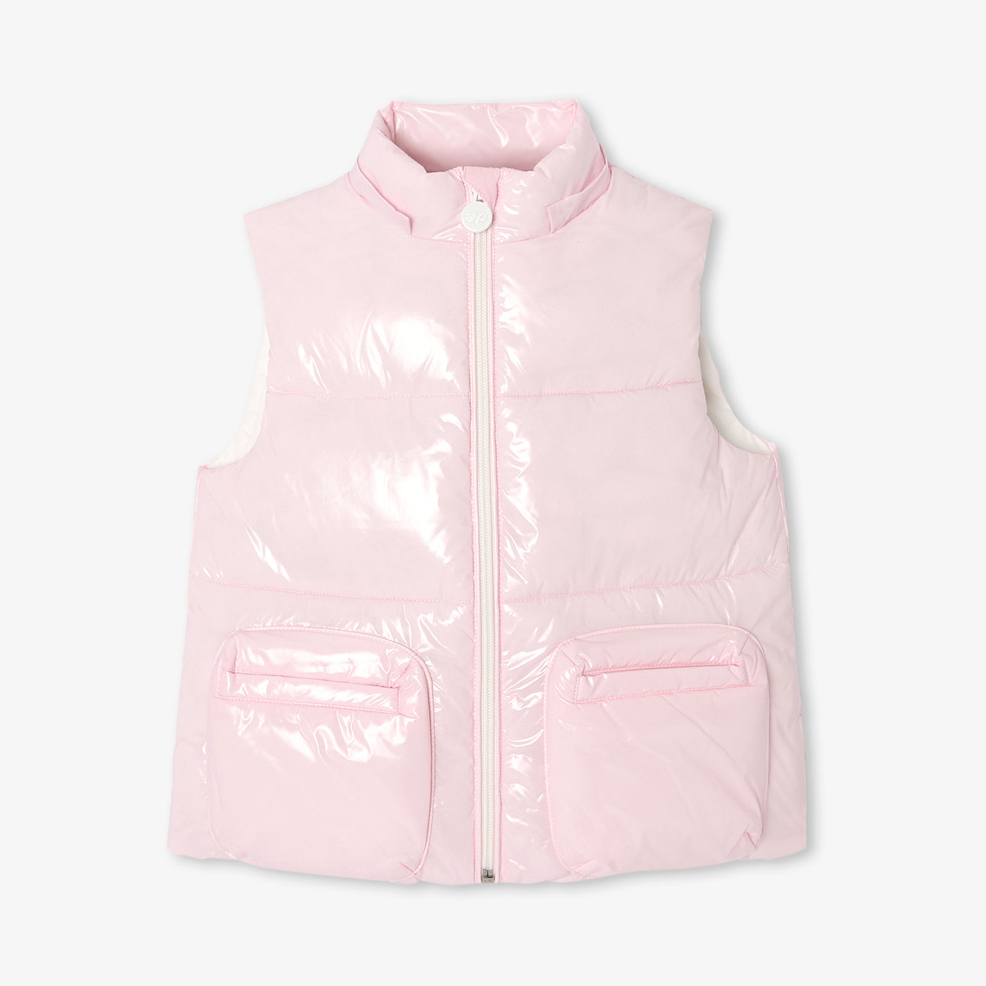 Girl sleeveless padded jacket