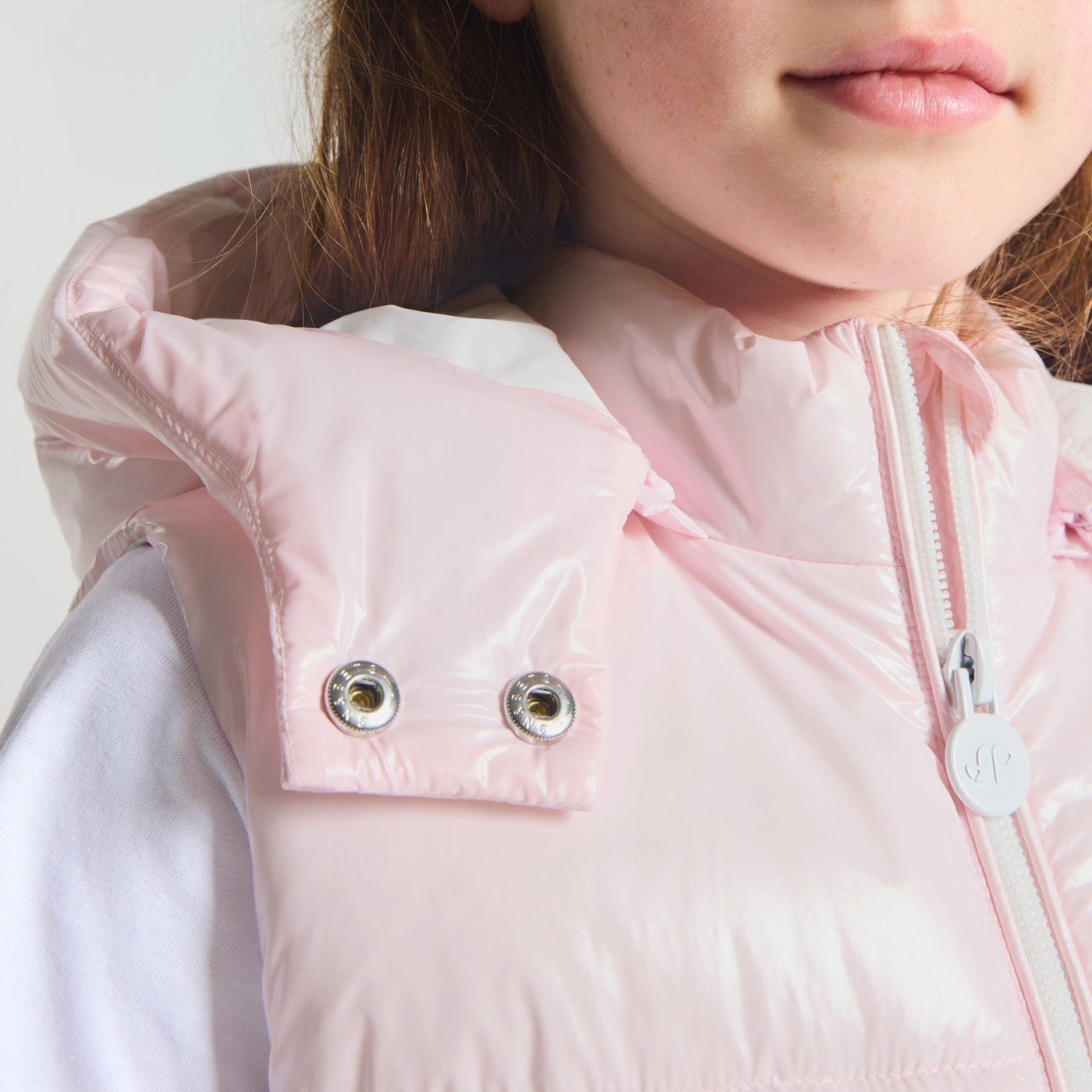 Girl sleeveless padded jacket
