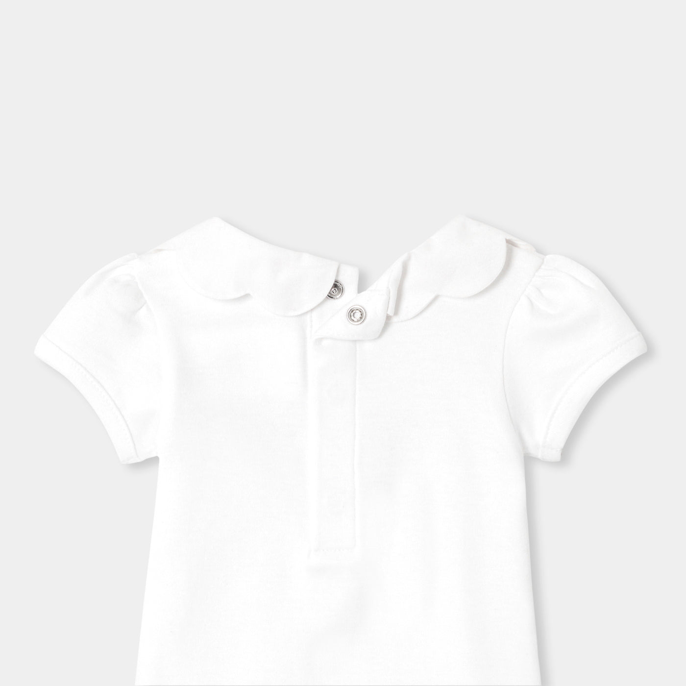 Baby girl short-sleeved bodysuit
