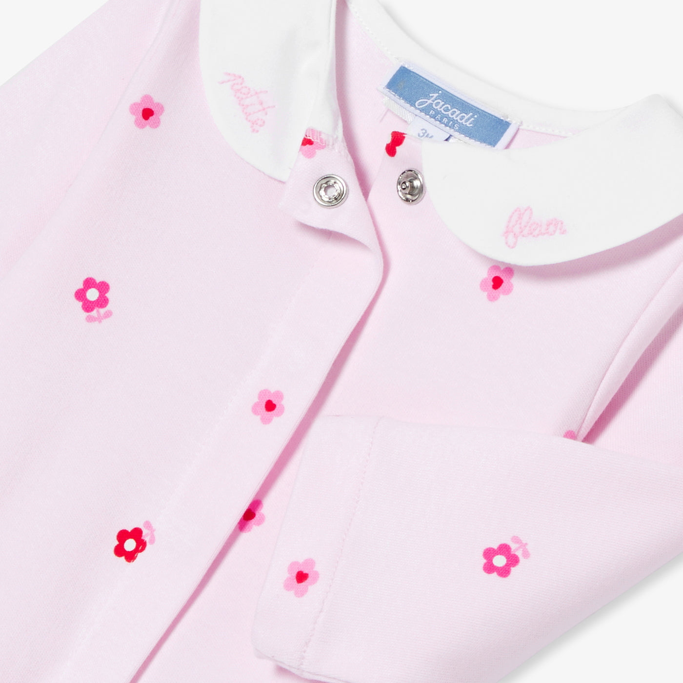 Baby girl pyjamas in interlock