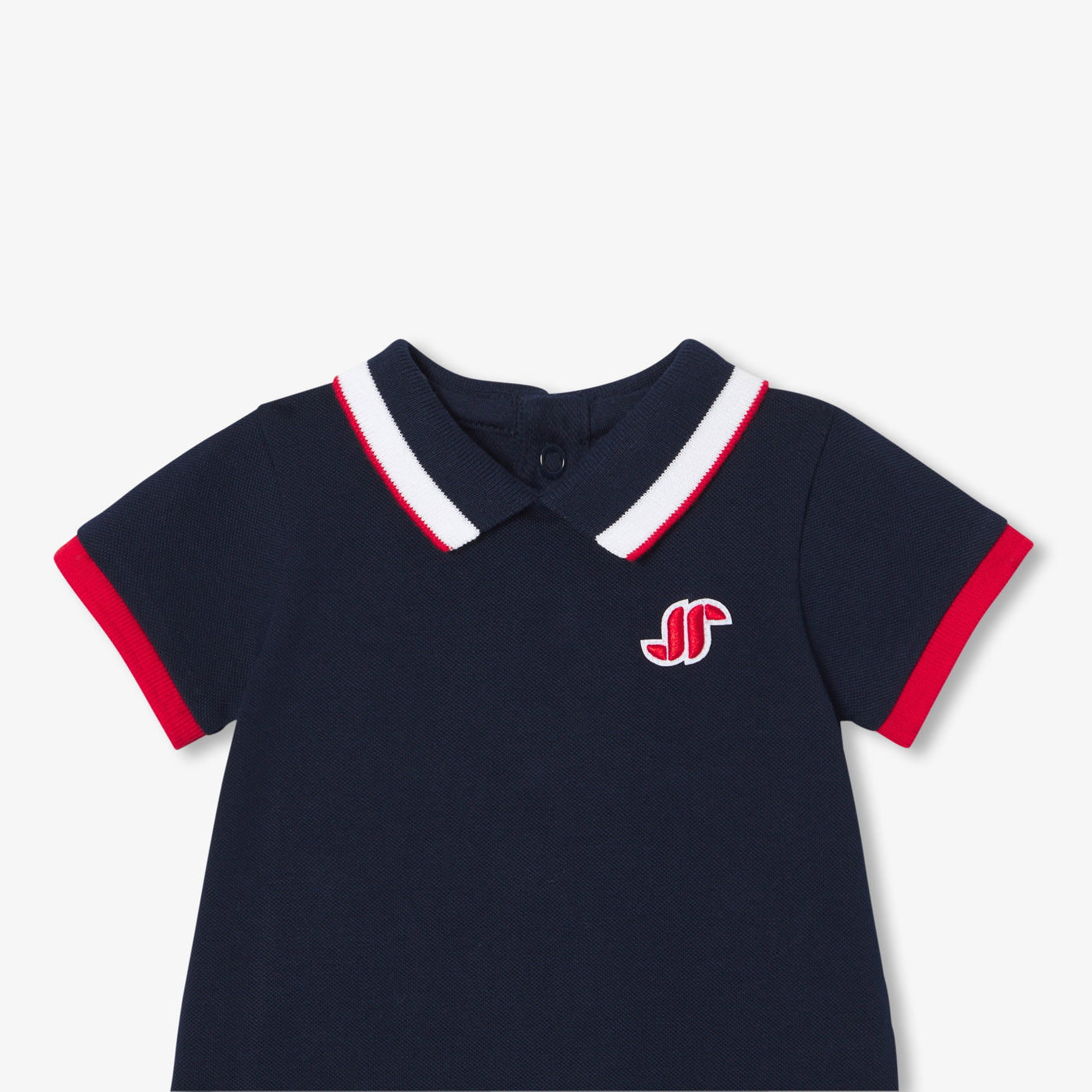 Baby boy polo jumpsuit