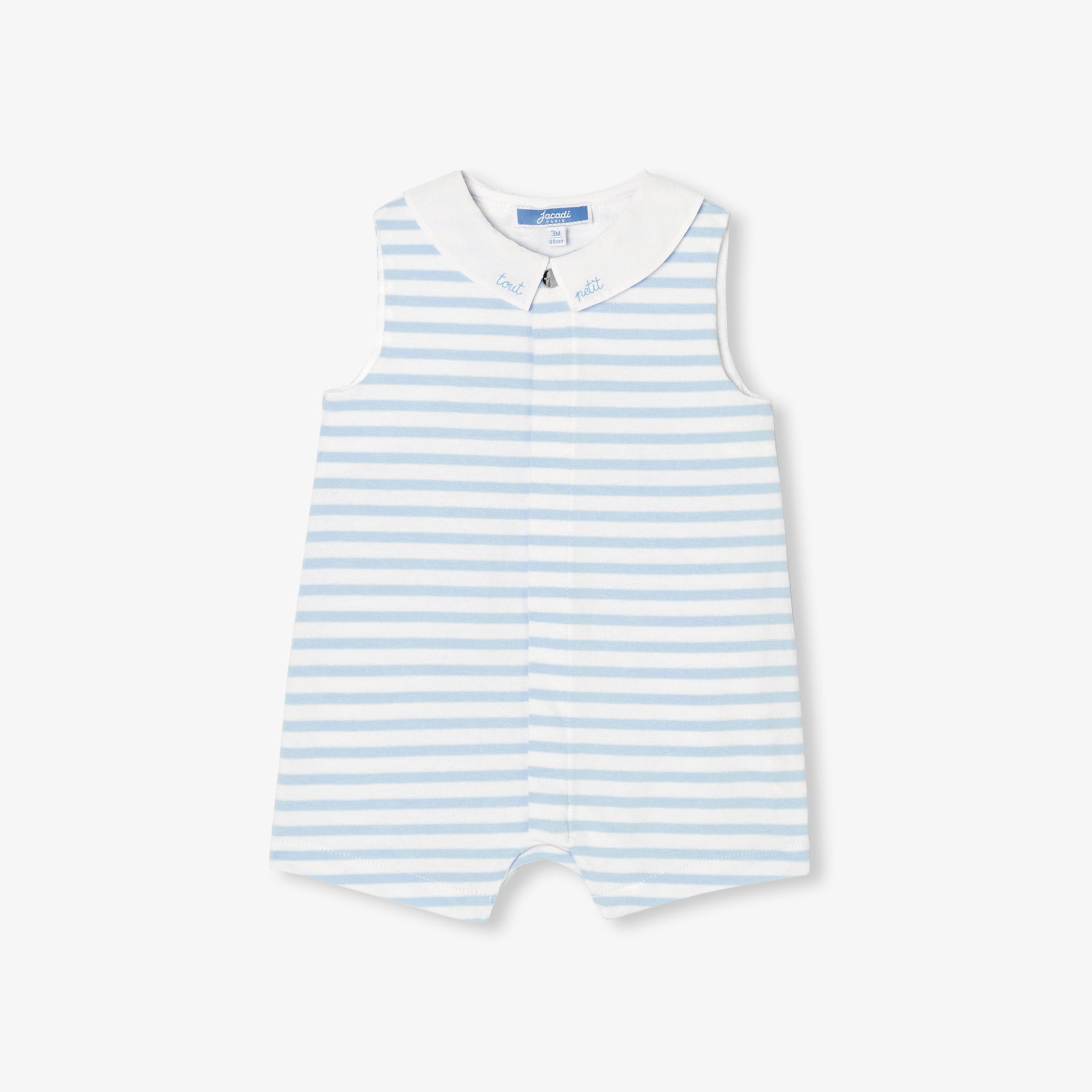 Baby boy jersey romper