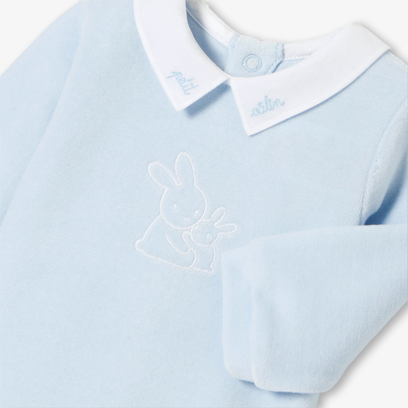 Baby boy velvet pyjamas