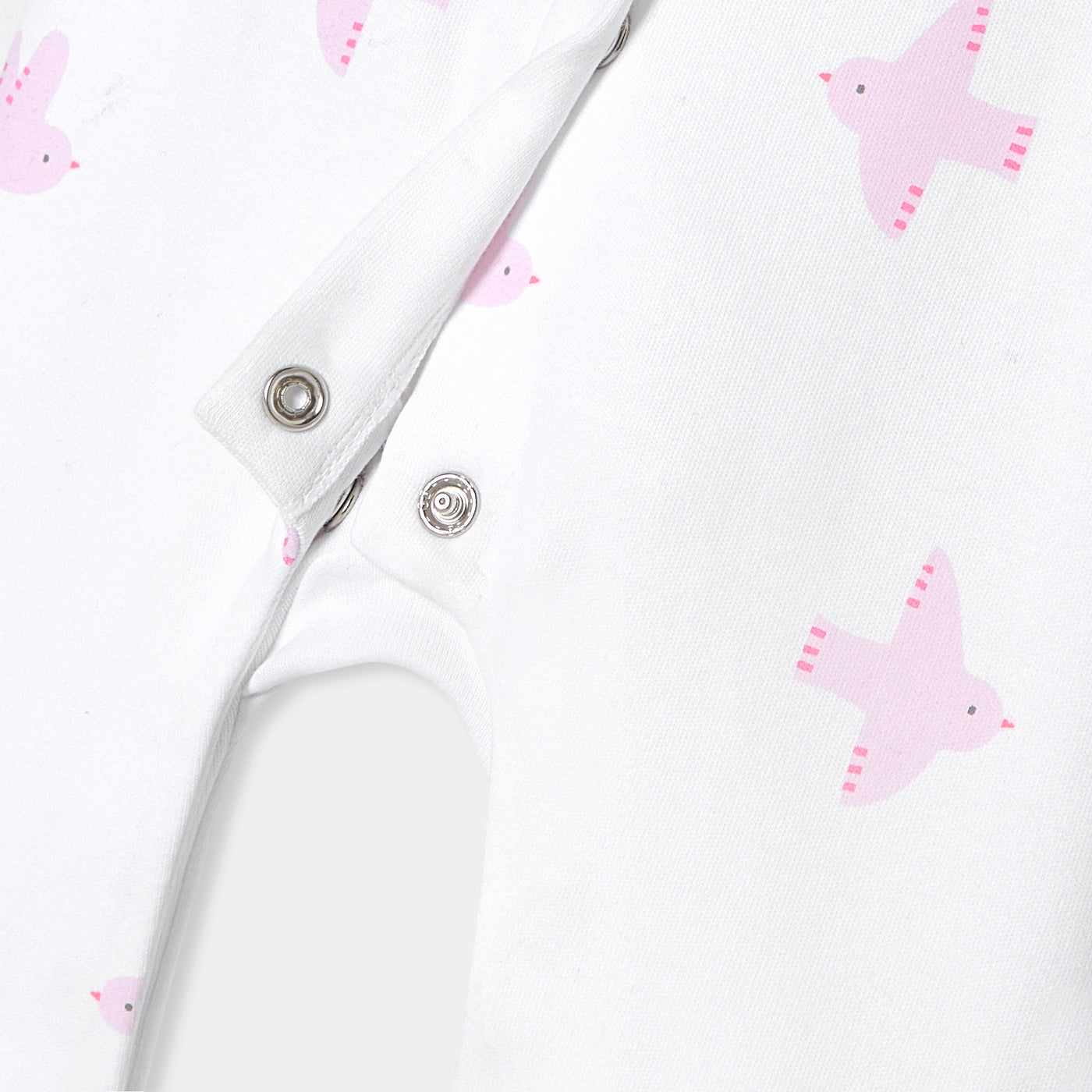 Baby girl jumpsuit in interlock