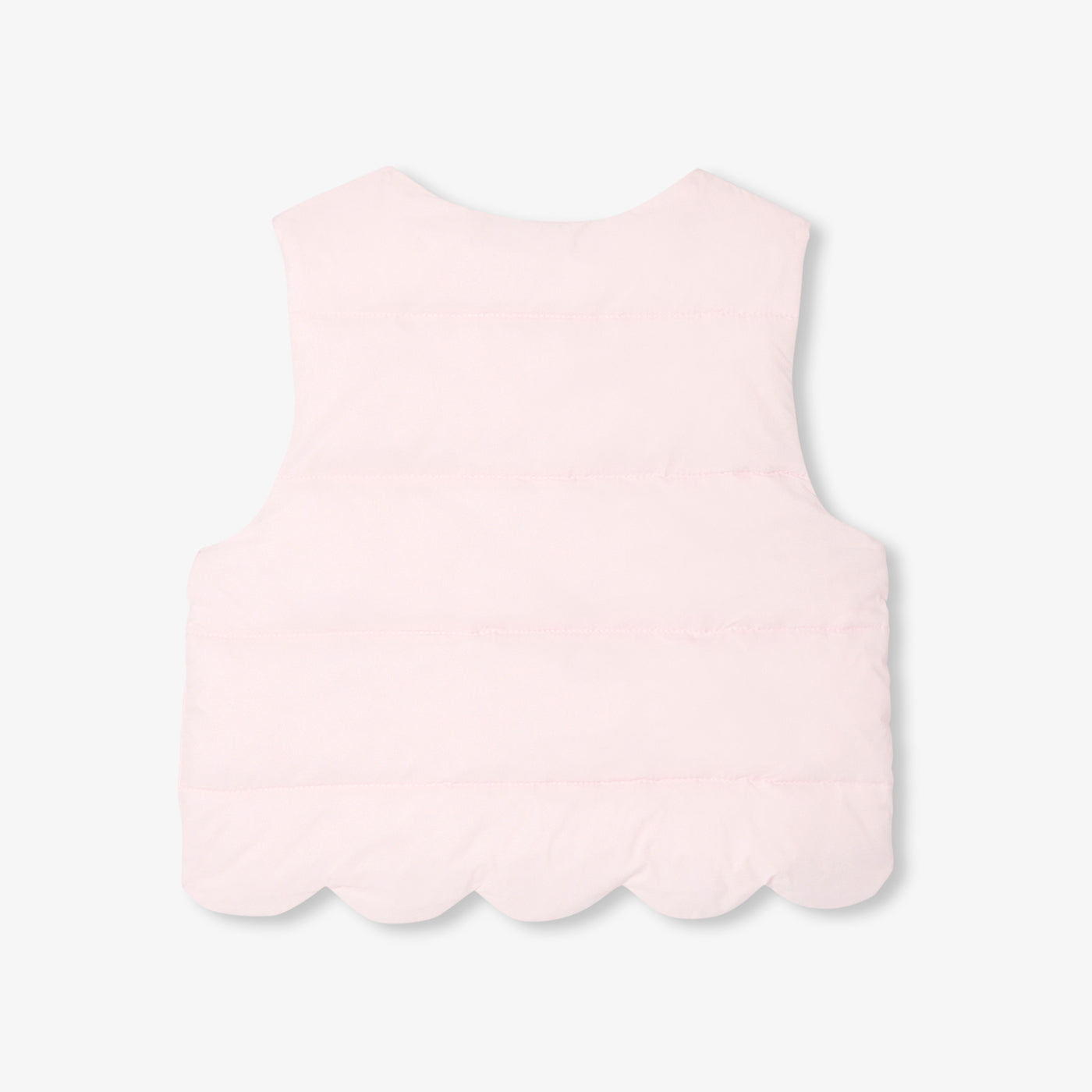 Baby girl sleeveless padded jacket