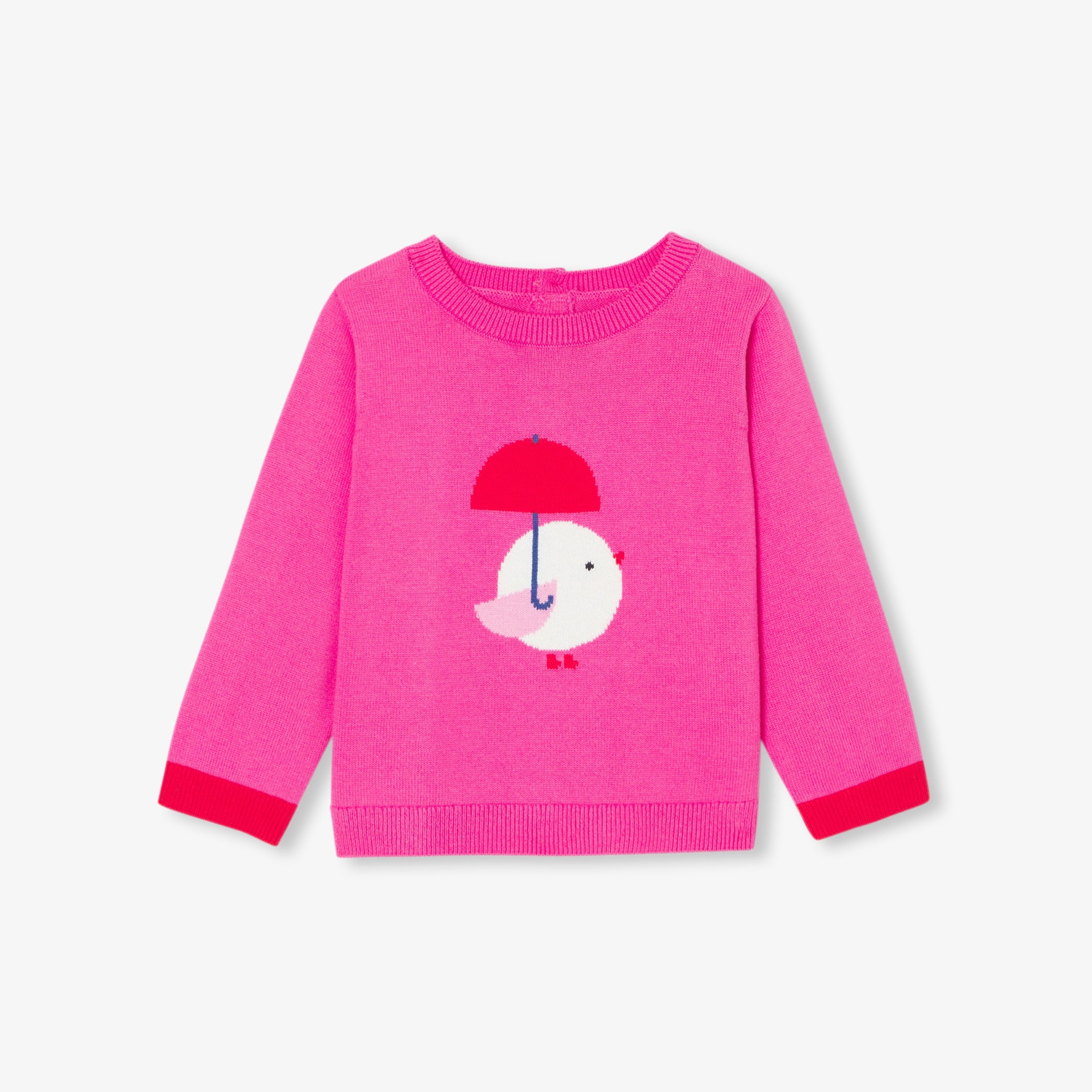 Baby girl cotton jumper