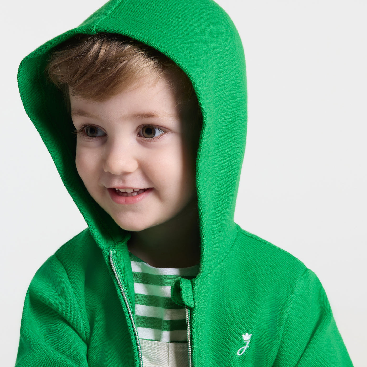Baby boy zip-up sweatshirt