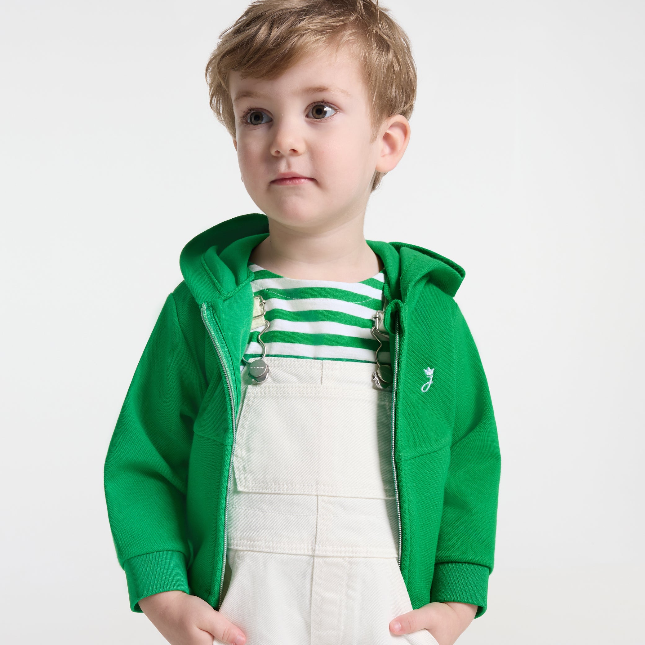 Baby boy zip-up sweatshirt