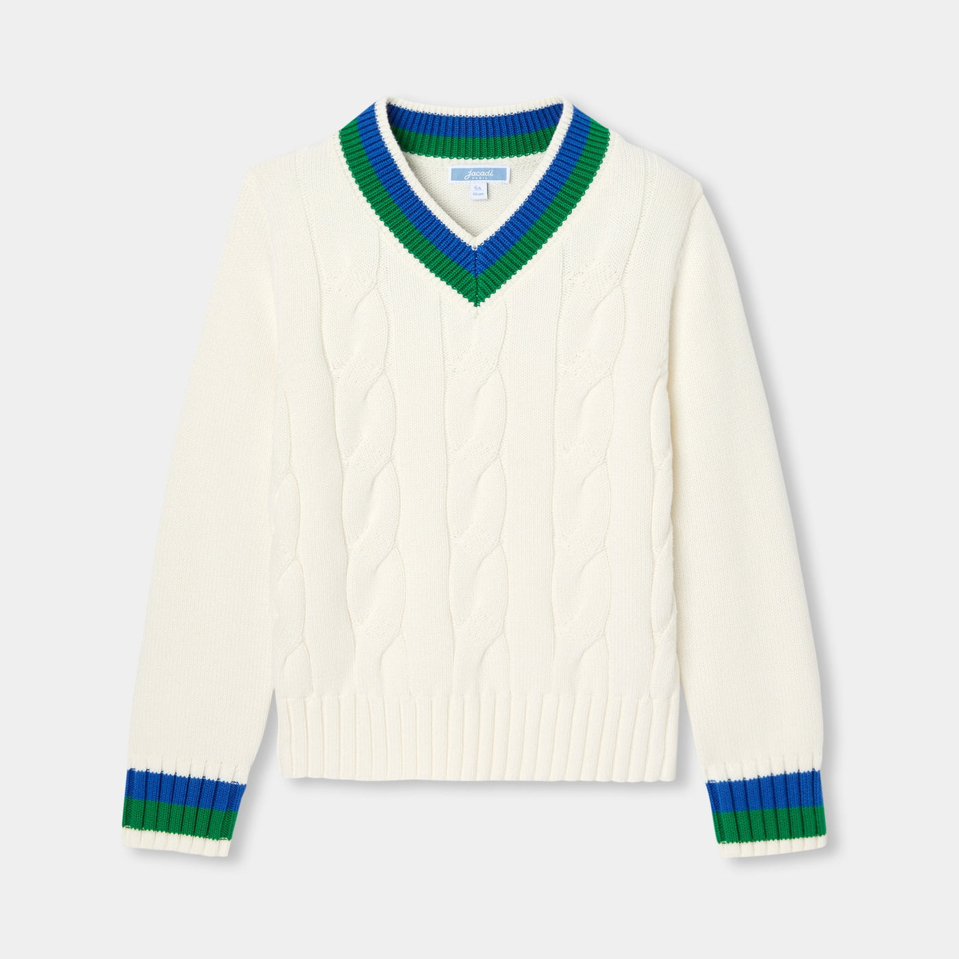Child cable-knit sweater